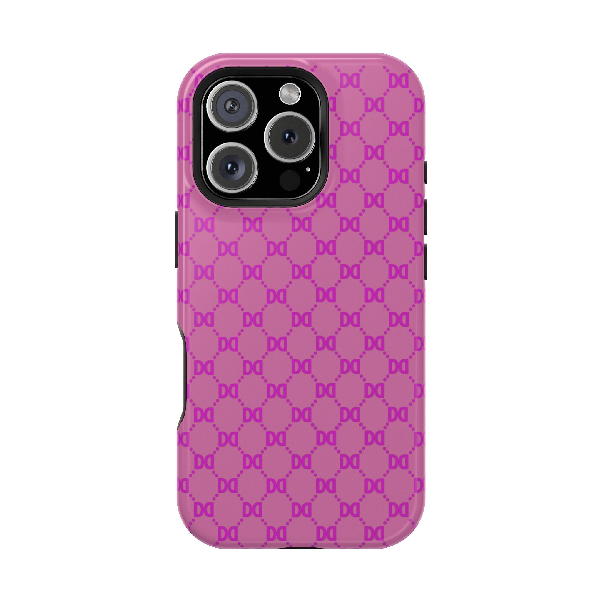 DD Monogram Pattern Magnetic Phone Case