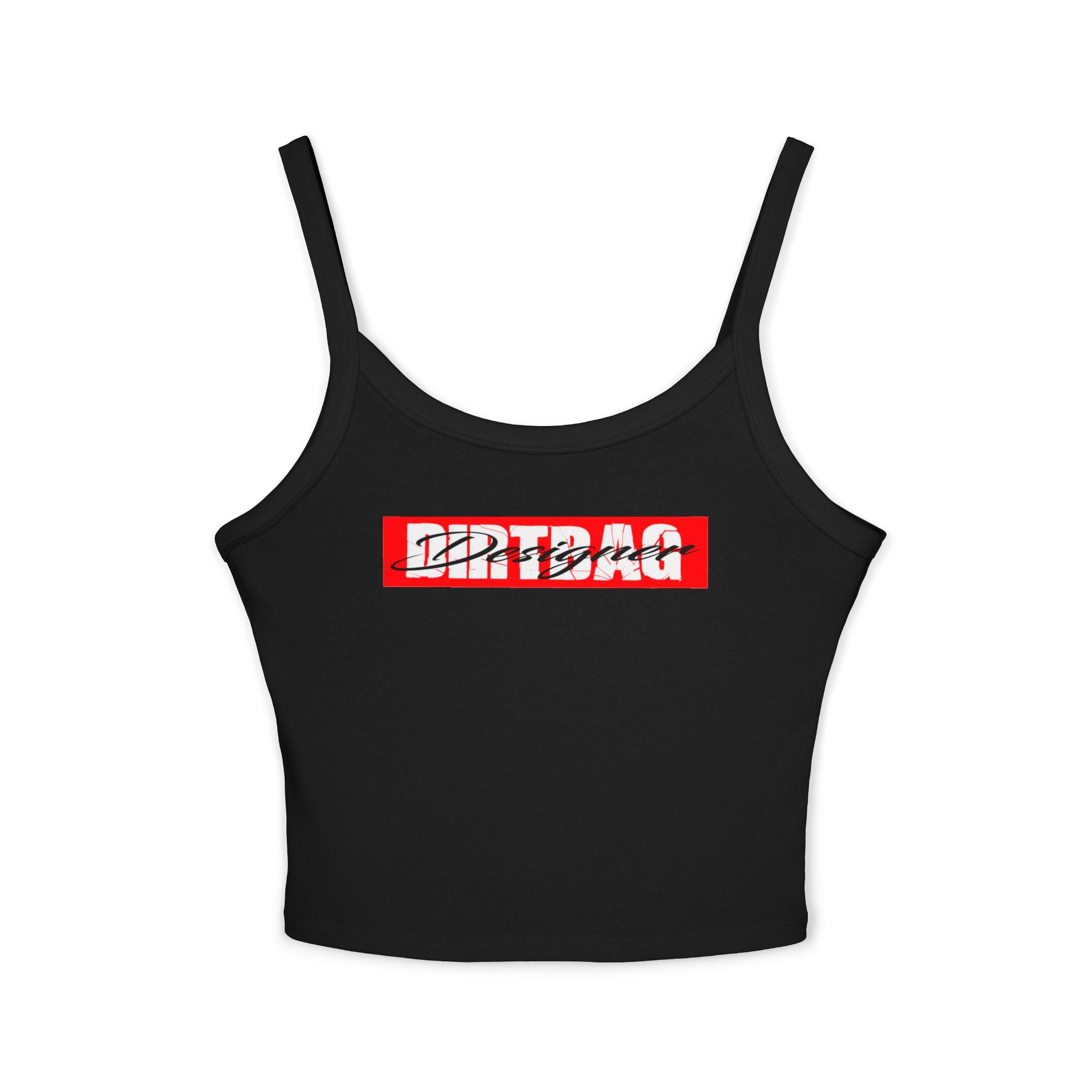 Broken Dirtbag Box Logo Graphic Spaghetti Strap Tank Top