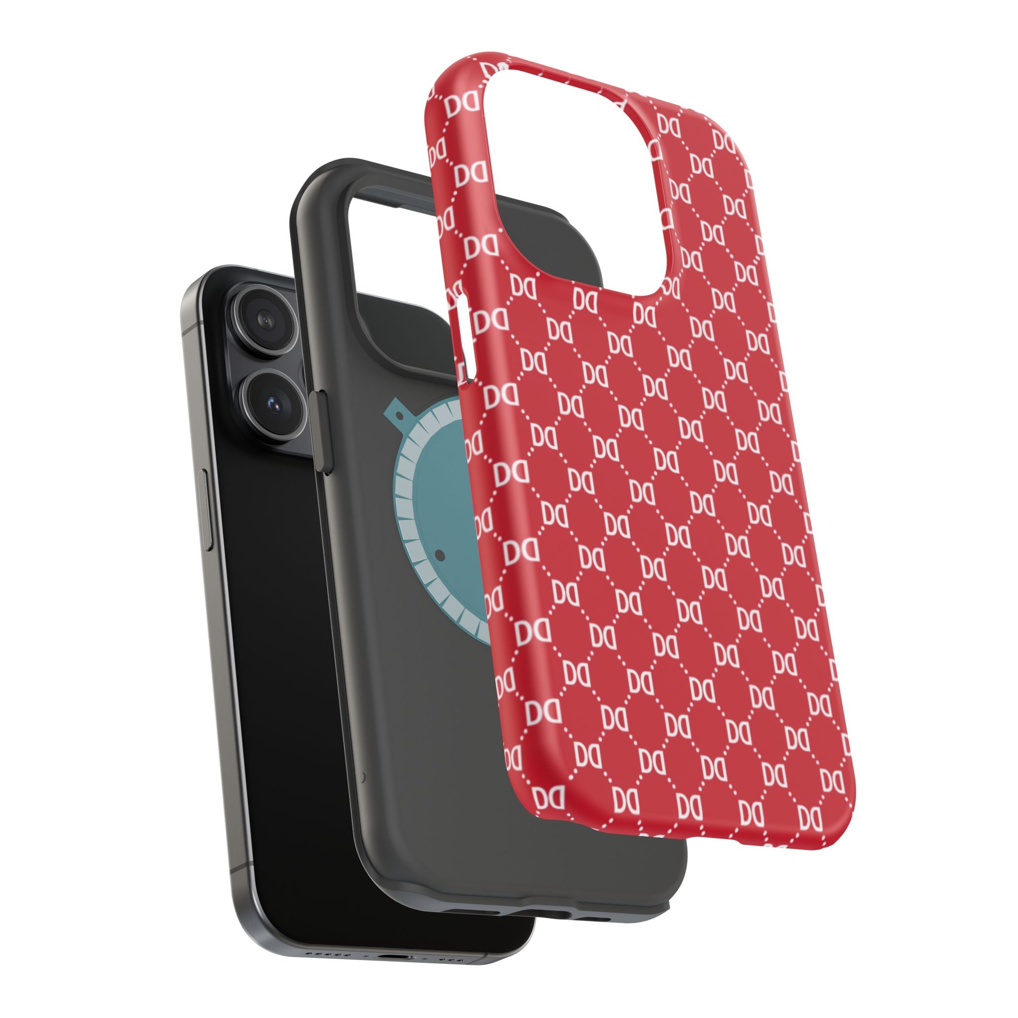 DD Monogram Pattern Magnetic Phone Case