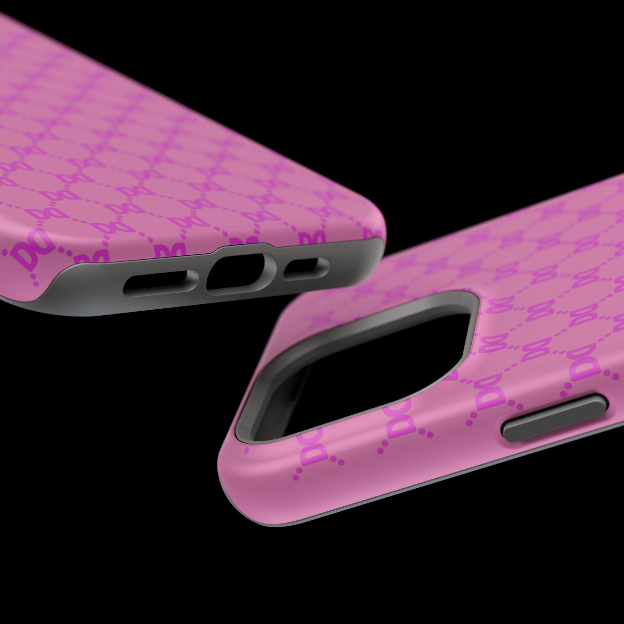 DD Monogram Pattern Magnetic Phone Case