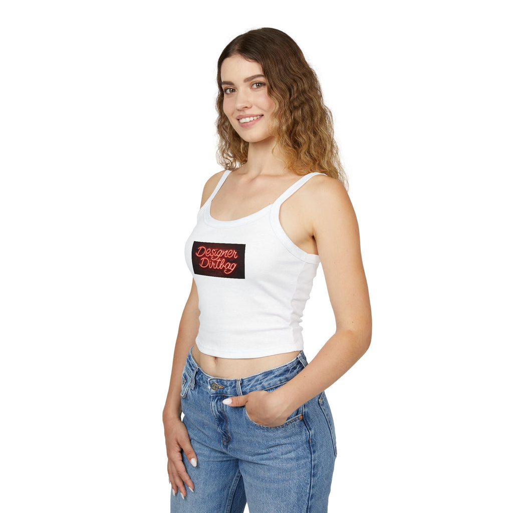 Neon Sign Graphic Spaghetti Strap Woman's Tank Top