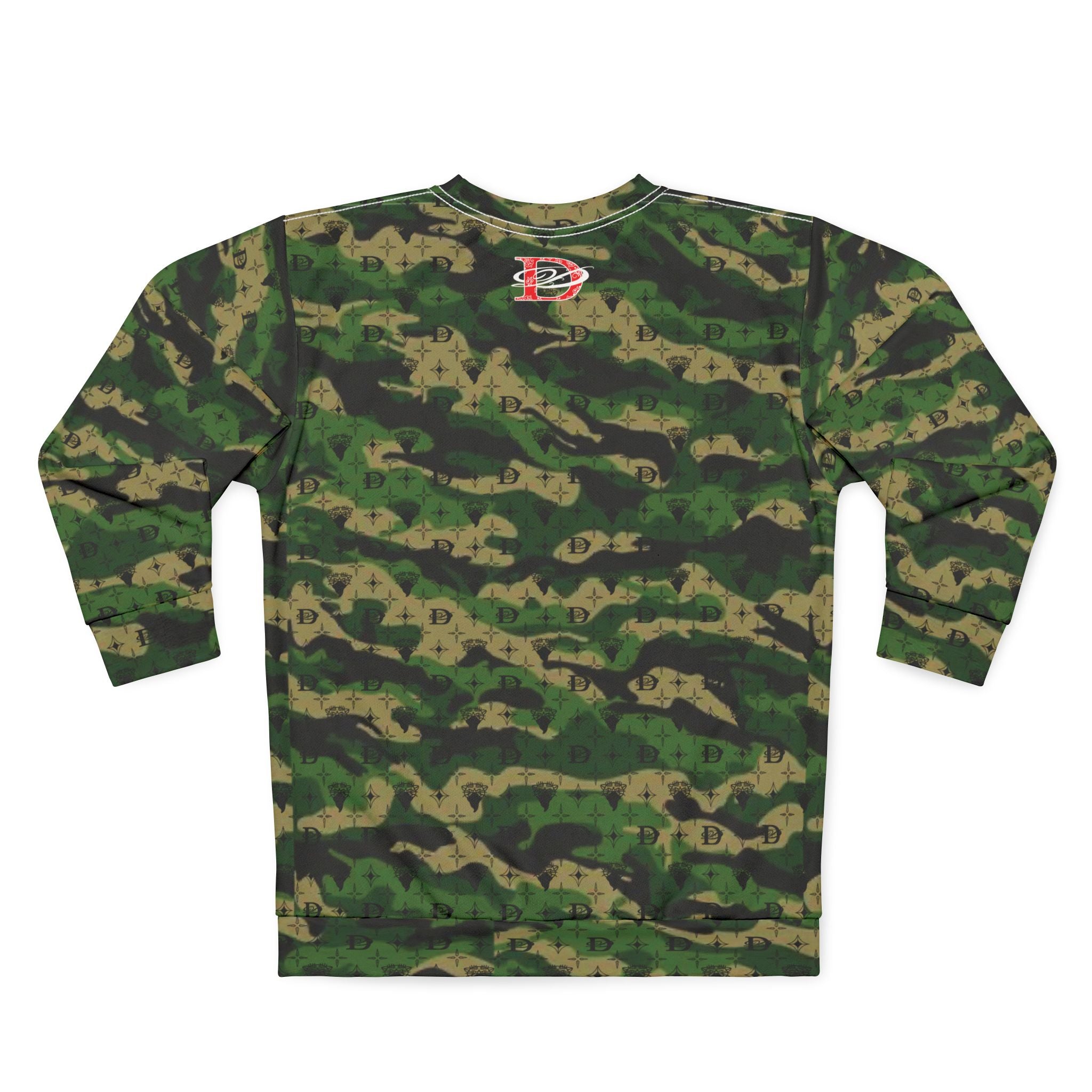 Bandito Panther Custom Monogram Print Camo Unisex Sweatshirt AOP