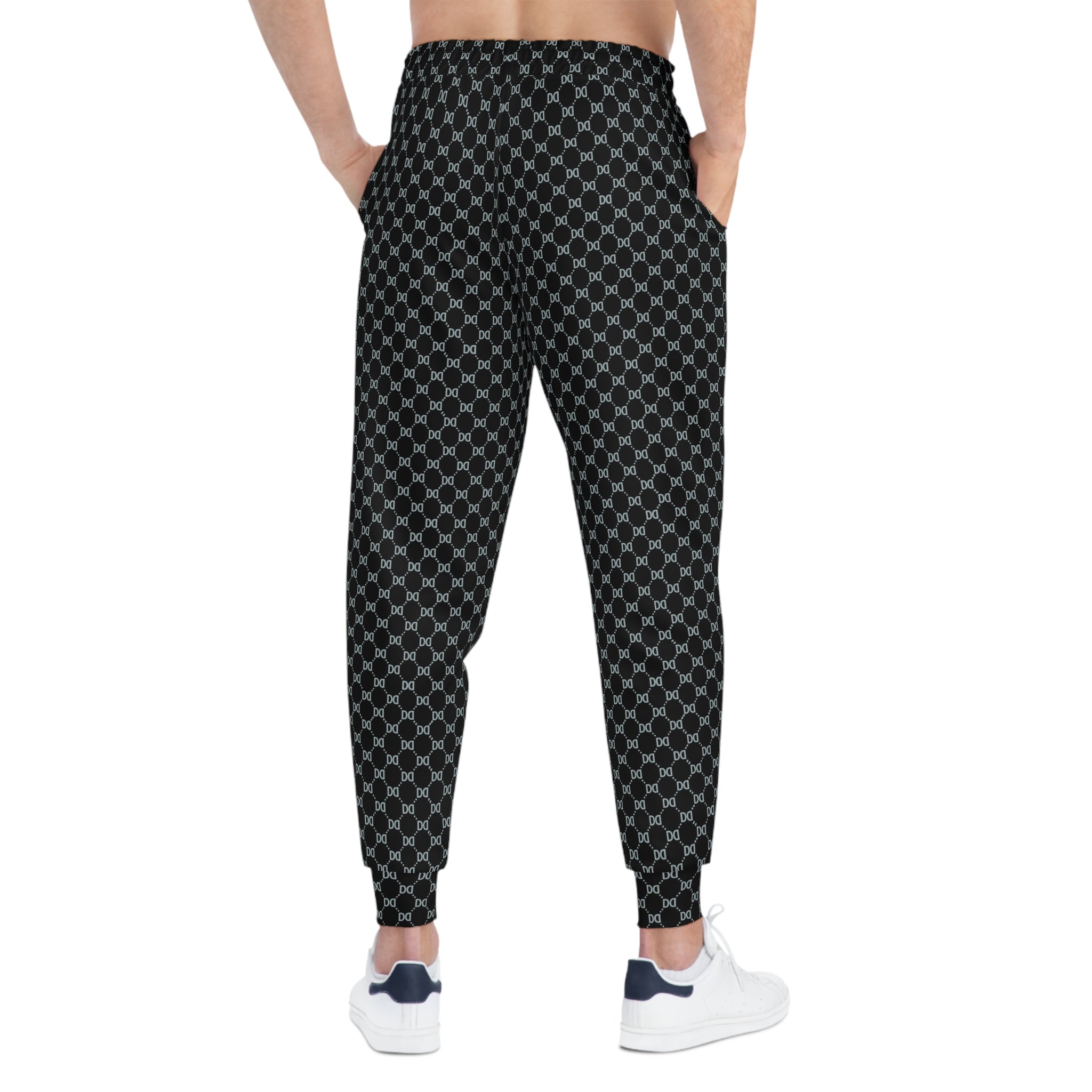 DD Custom Monogram Print Unisex Joggers AOP