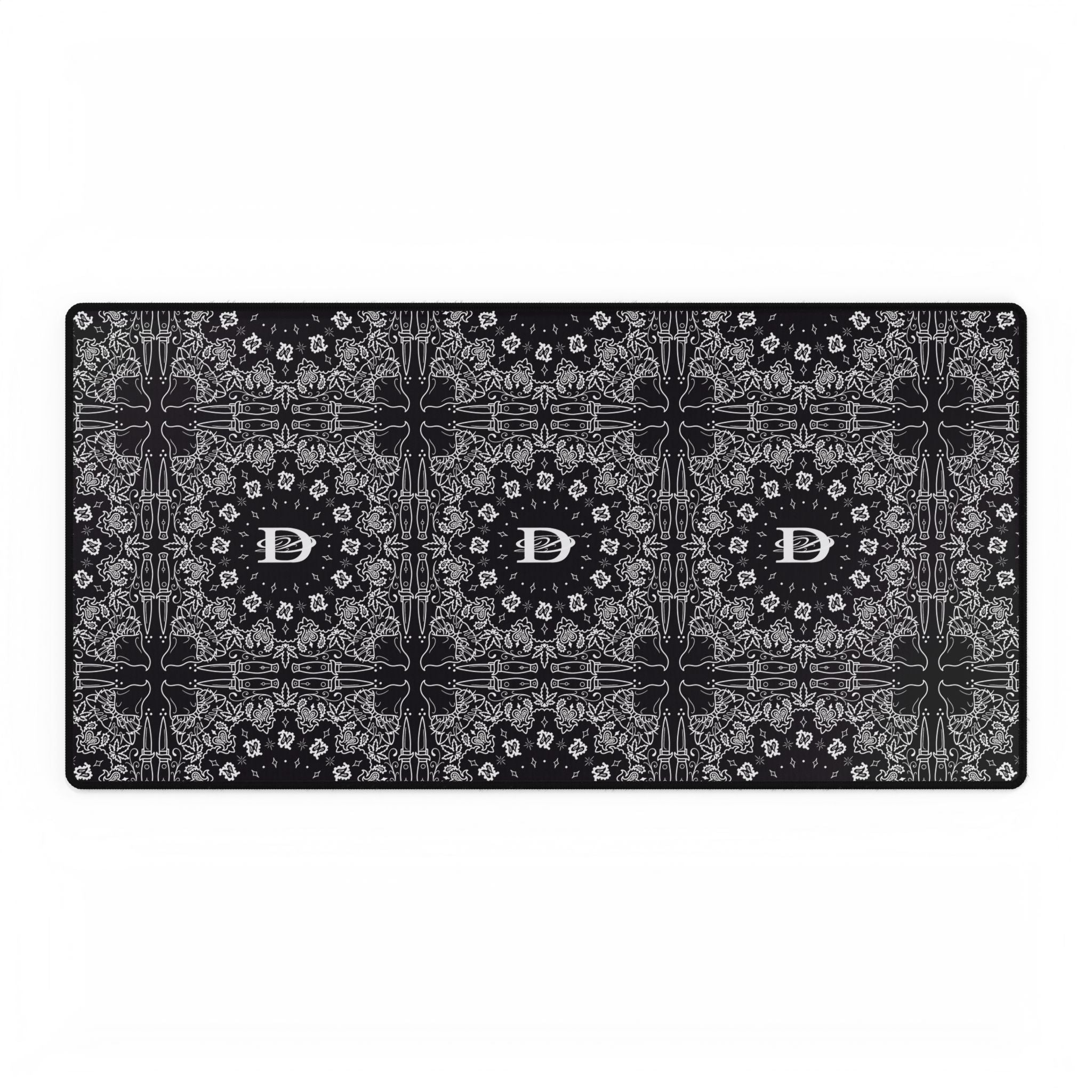 DD Custom Bandana Print Large Desk Mat Mouse Pad AOP