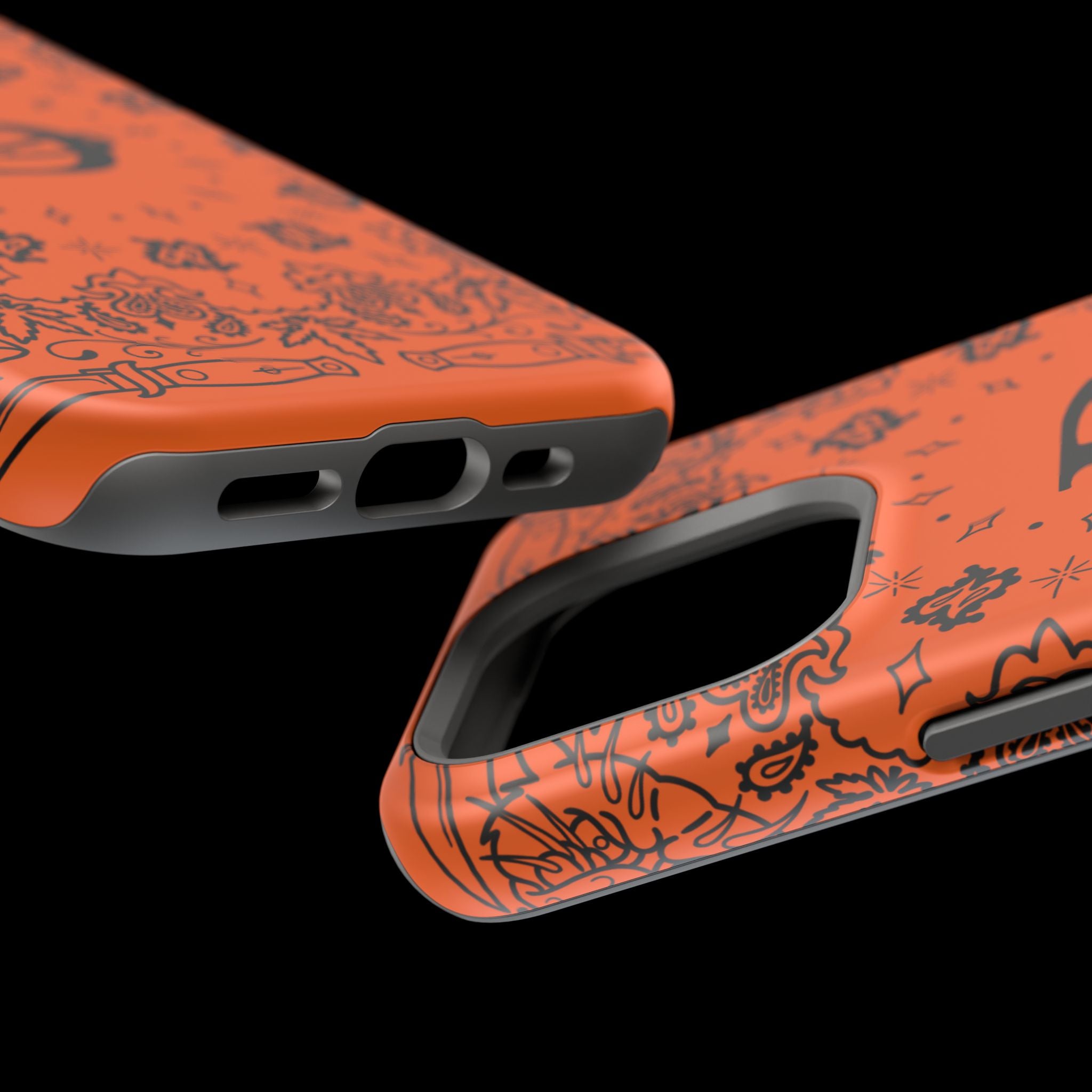 DD Custom Bandana Print Stylish Magnetic Phone Cases for Trendy Protection, Customize Your Style, Personalized Gift, Unique Design
