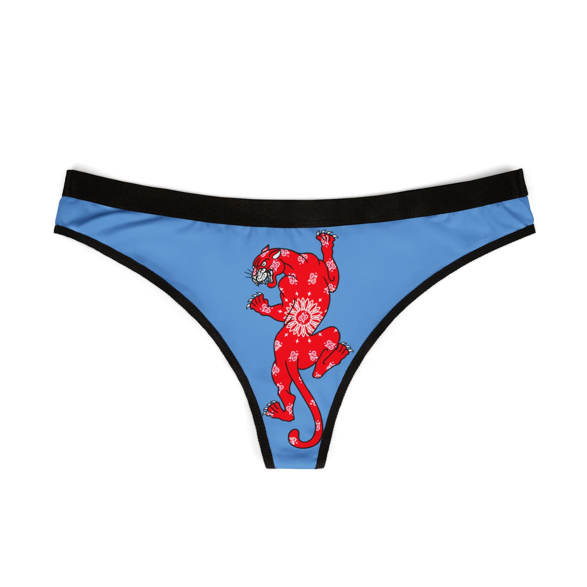 Climbing Panther w/Bandana Women's Thong Underwear | Underwear, Tattoo, Streetwear, Designer, Fashion