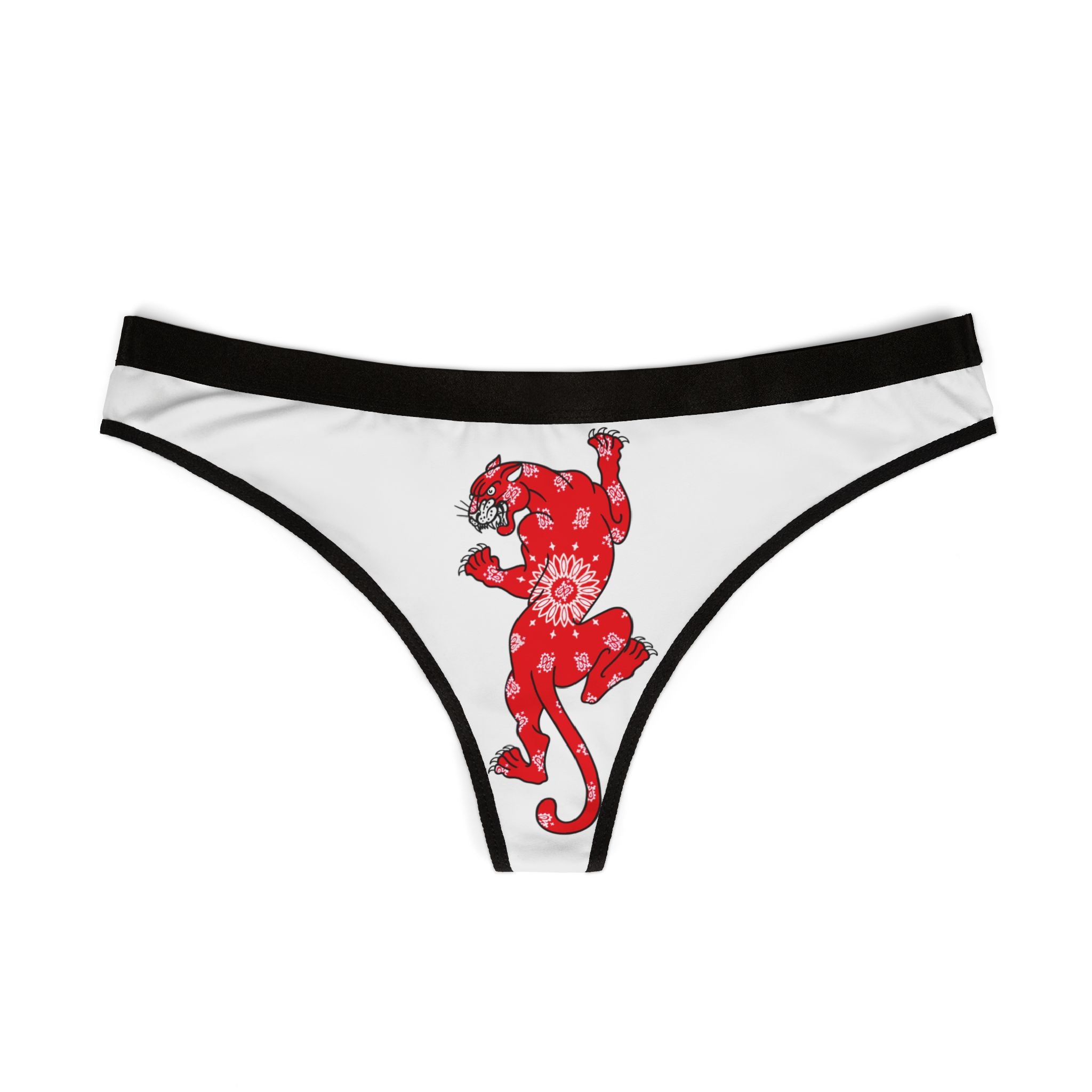 Climbing Panther W/Bandana Women's Thong Underwear | Underwear, Tattoo, Streetwear, Designer, Fashion