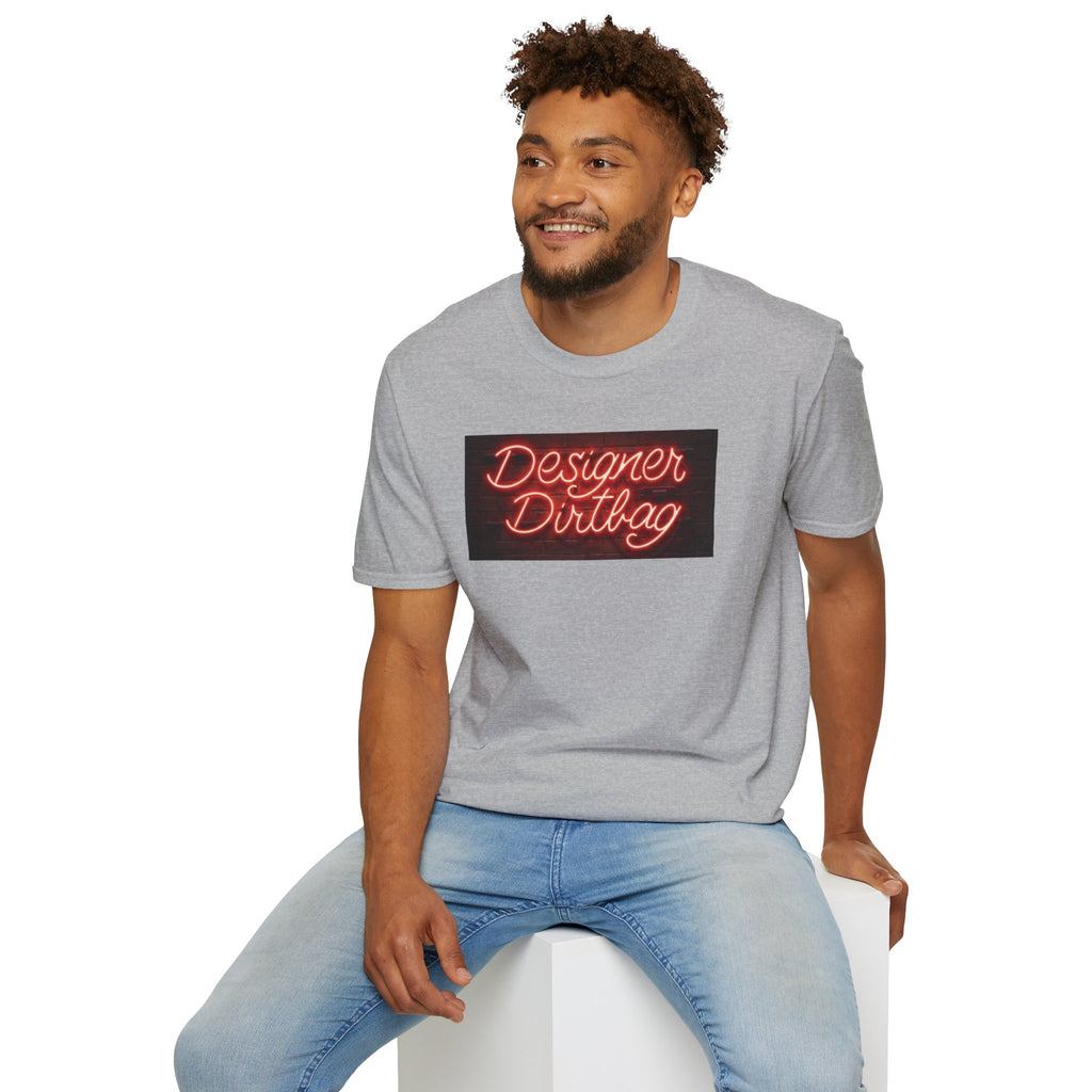 DD Neon Sign Softstyle Unisex T-Shirt