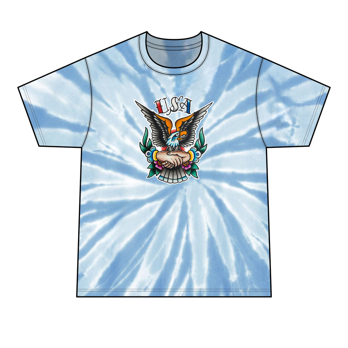 250th USA Anniversary Unisex Tie-Dye Tee