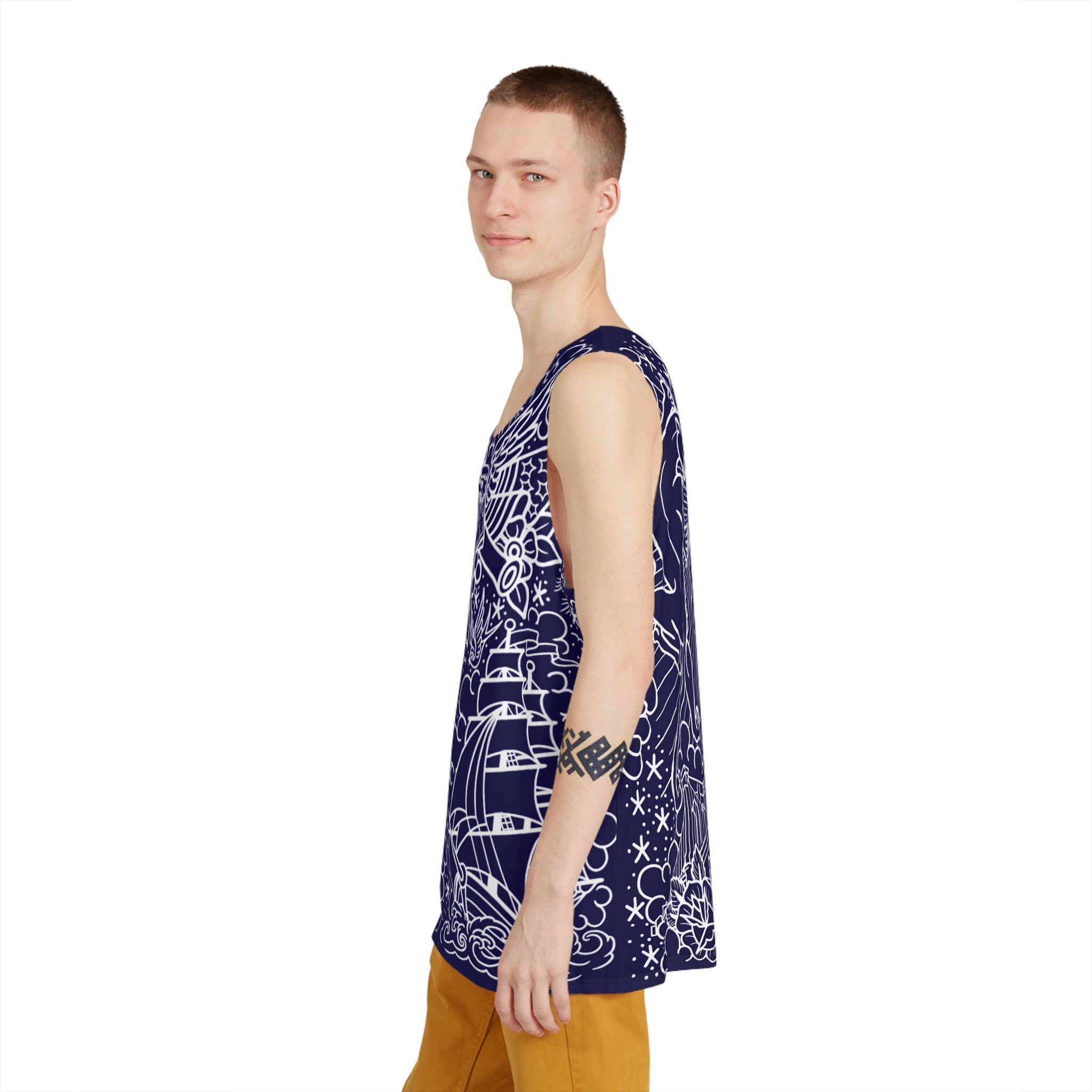 American Traditional Tattoo Body Suit Tank Top AOP