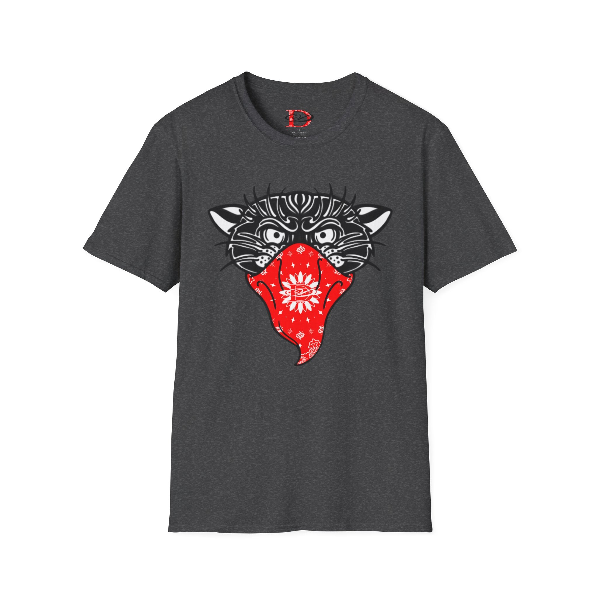 DD Bandito Panther | Softstyle T-Shirt, Unisex, Streetwear, Urban Fashion, Tattoo, Designer