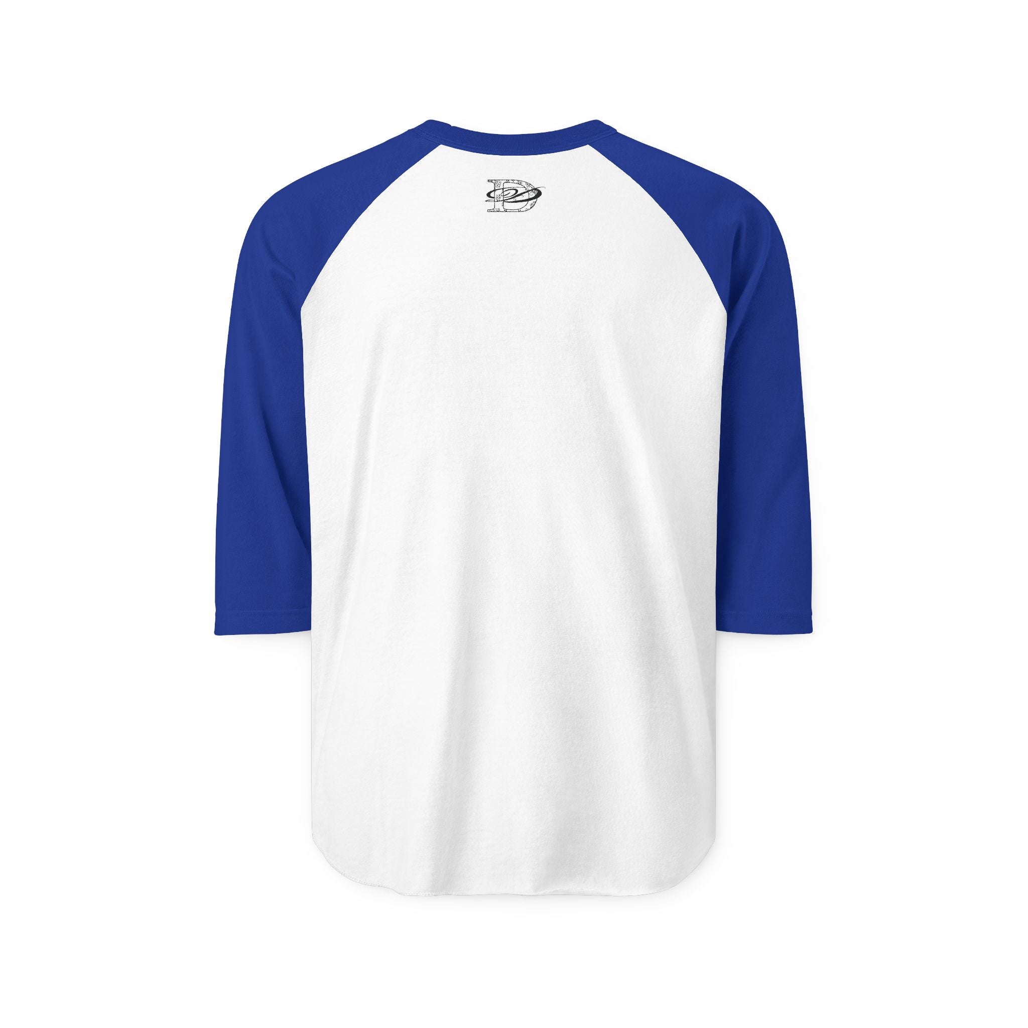 Classy DD Logo Print Unisex Three-Quarter Sleeve Raglan Shirt