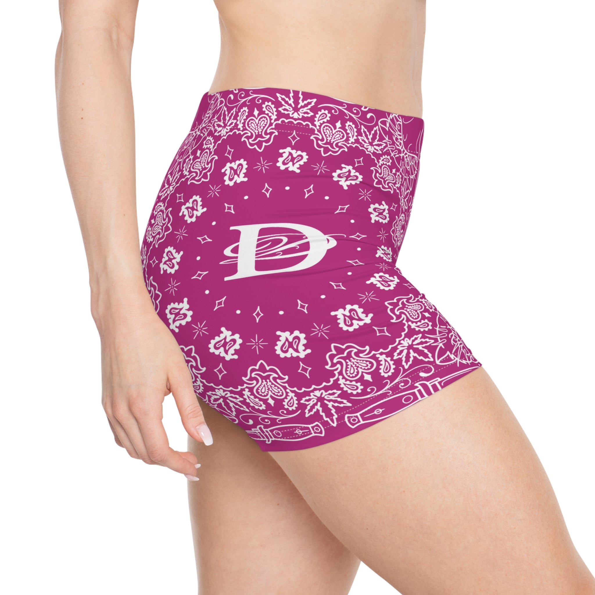 DD Custom Bandana Print Women's Shorts AOP