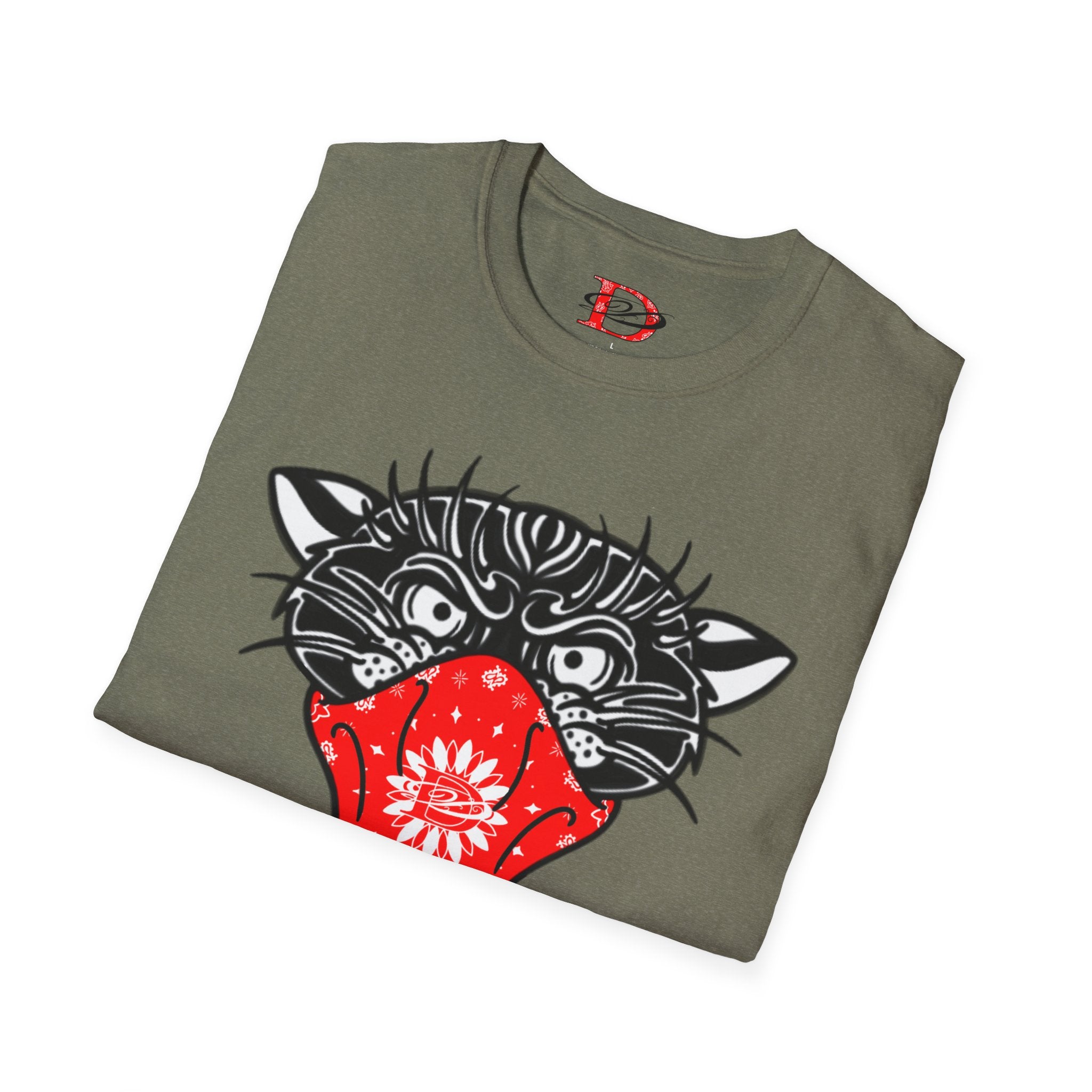 DD Bandito Panther | Softstyle T-Shirt, Unisex, Streetwear, Urban Fashion, Tattoo, Designer