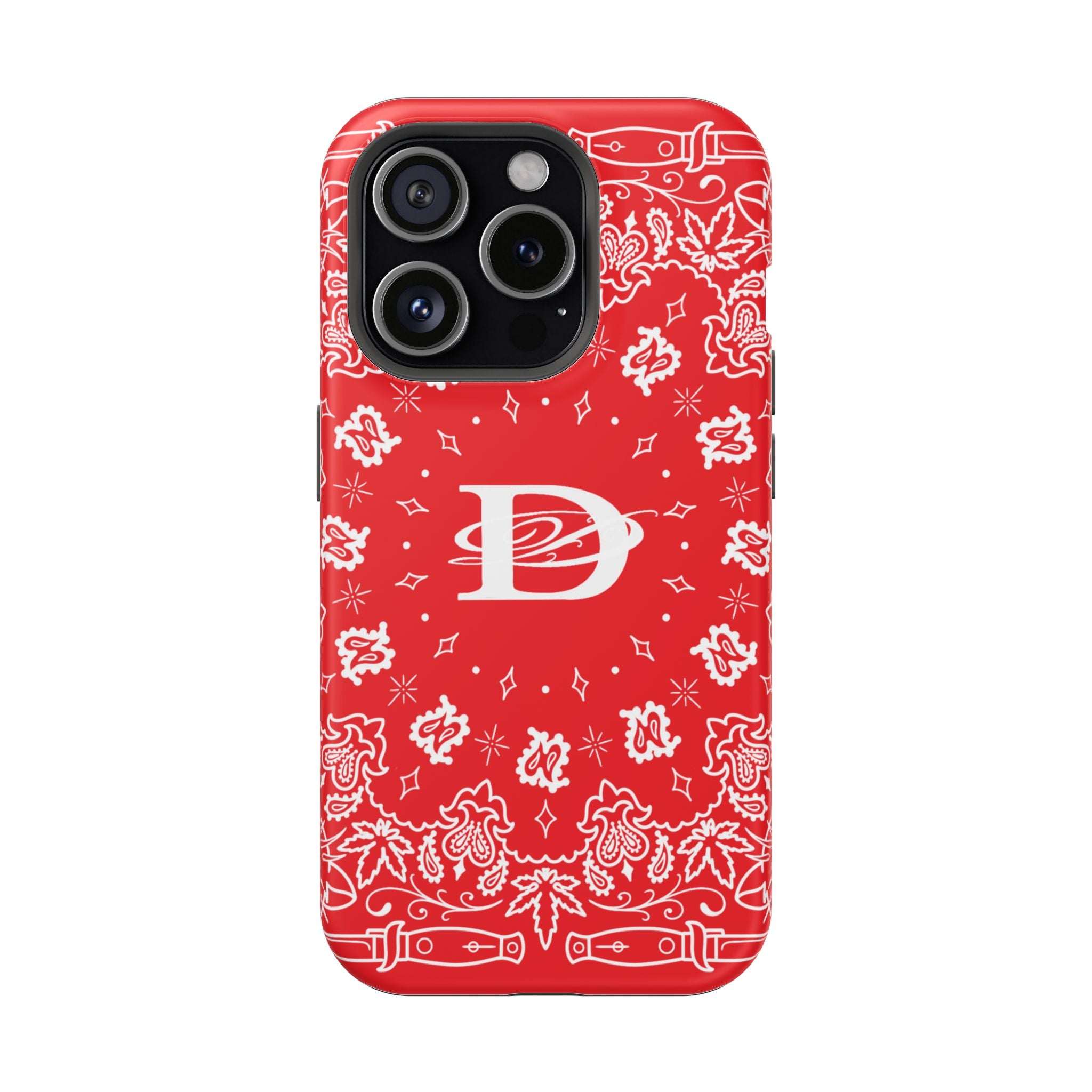 DD Custom Bandana Print Magnetic iPhone Case