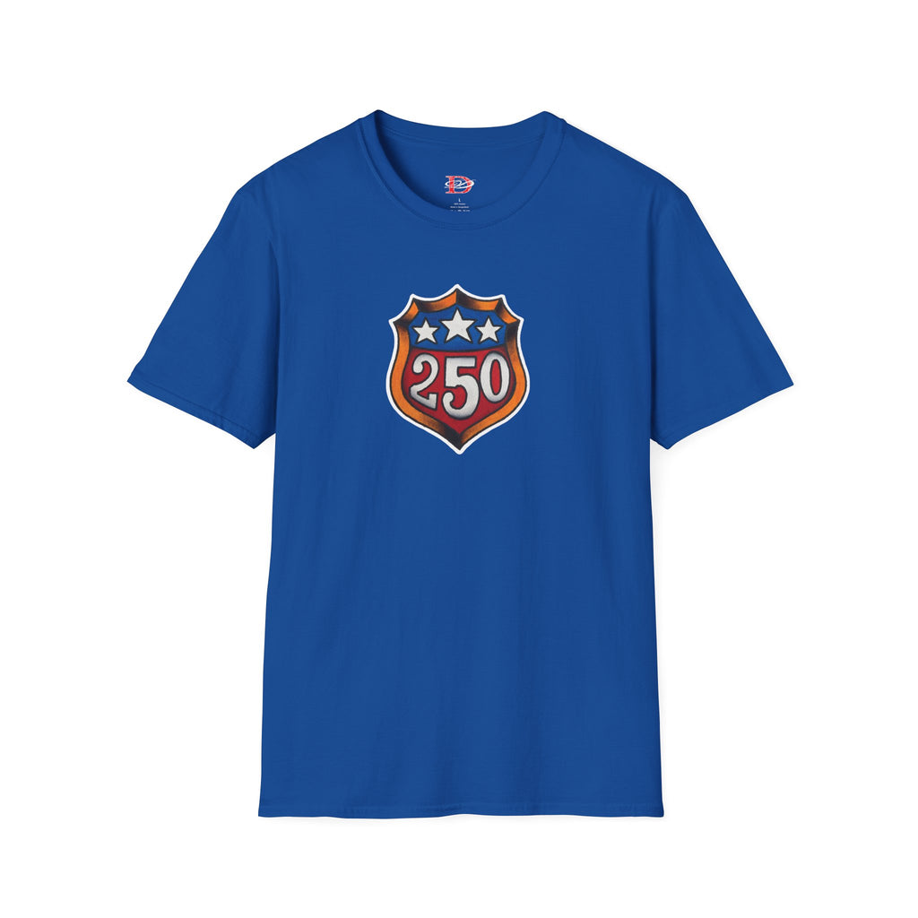 250th Anniversery Shield Tattoo Unisex Softstyle T-Shirt