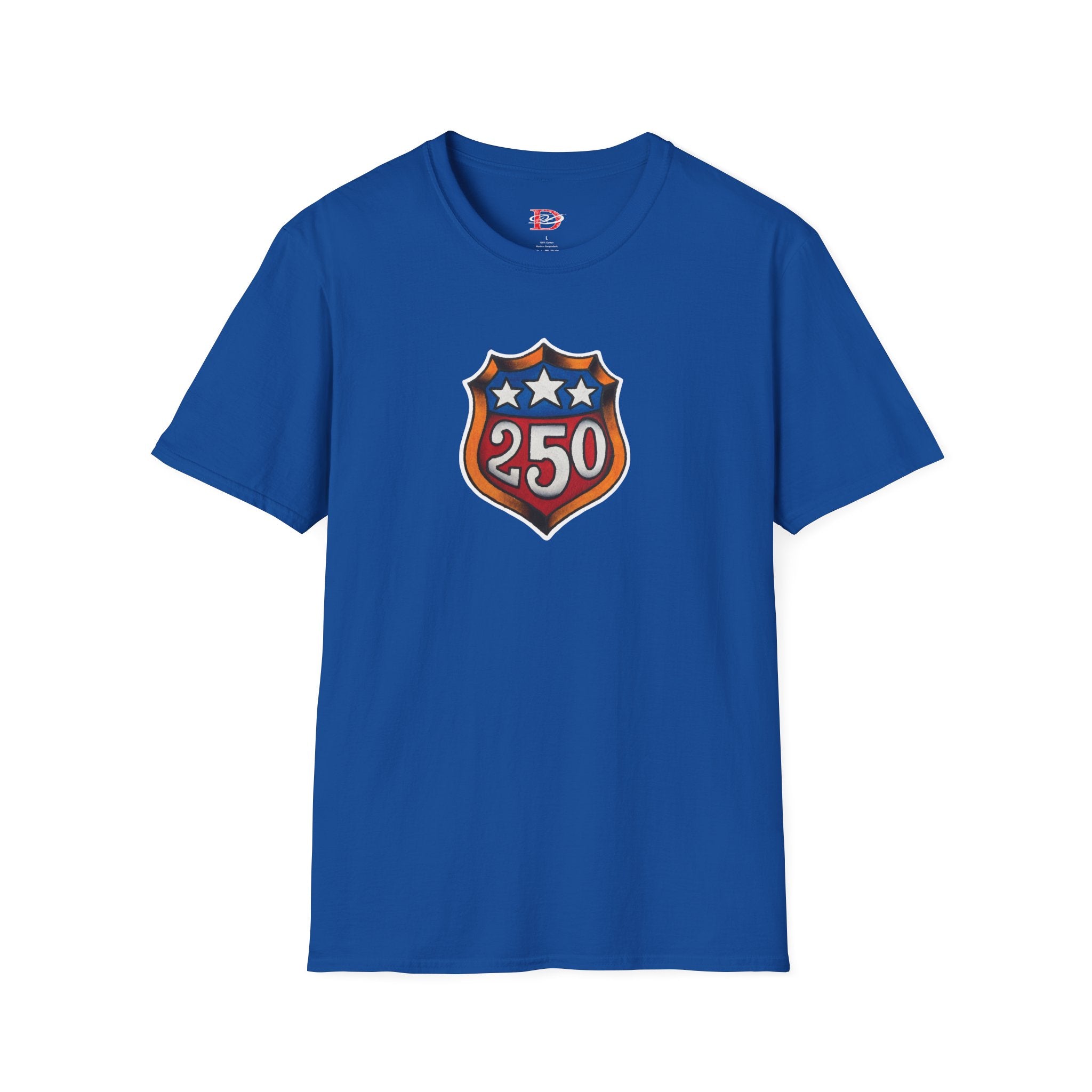 250th Anniversery Shield Tattoo Unisex Softstyle T-Shirt