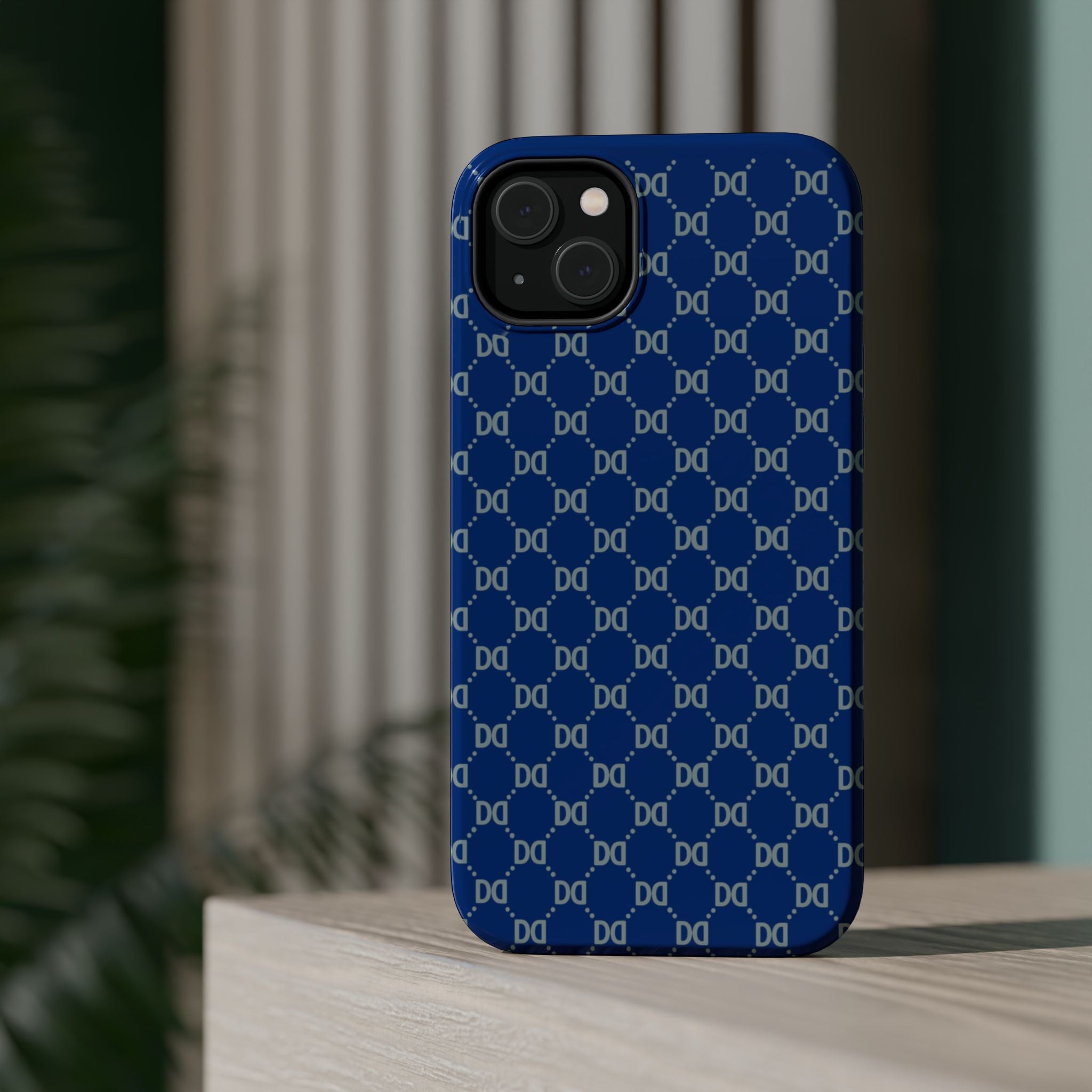 DD Monogram Pattern Magnetic Phone Case