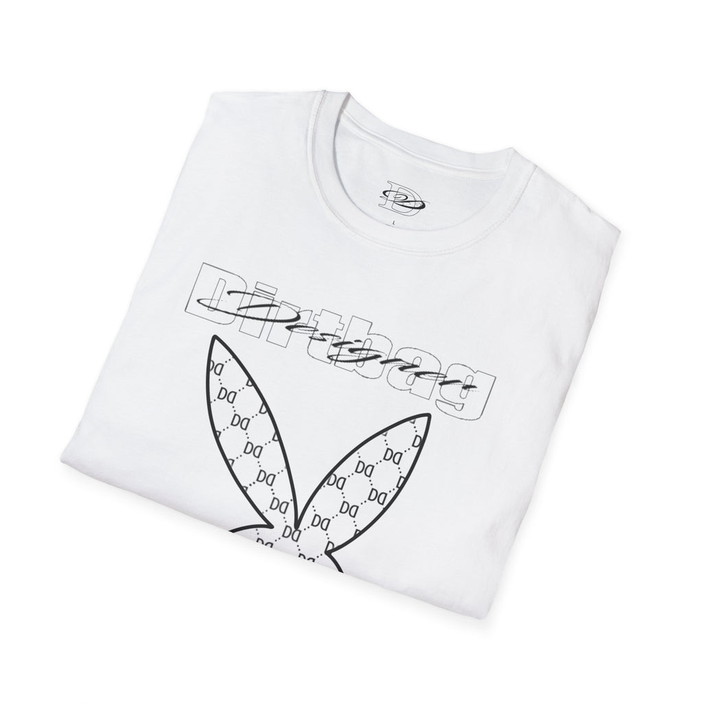 DD Monogram Bunny Skull Unisex Softstyle T- Shirt