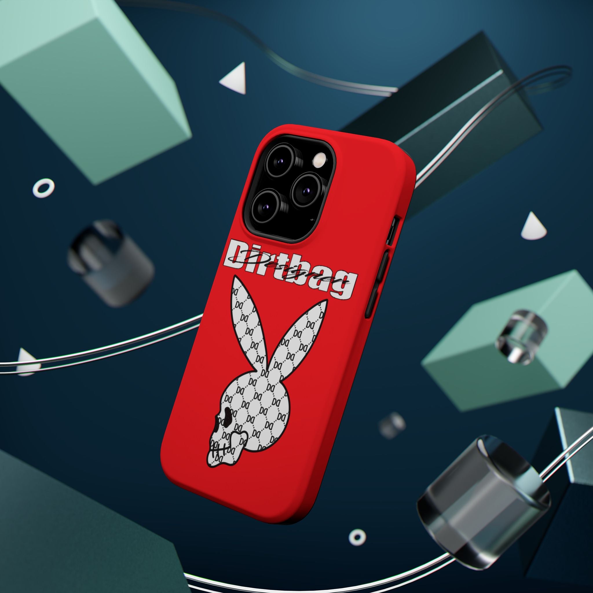 DD Monogram Bunny Skull Magnetic Phone Case