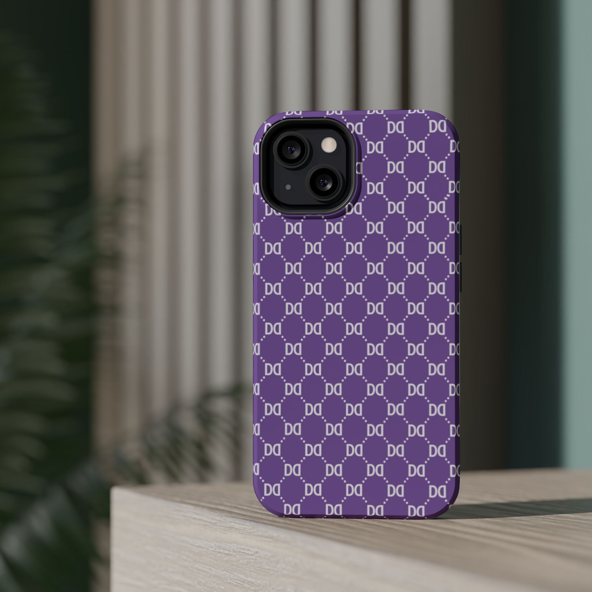 DD Monogram Pattern Magnetic Phone Case