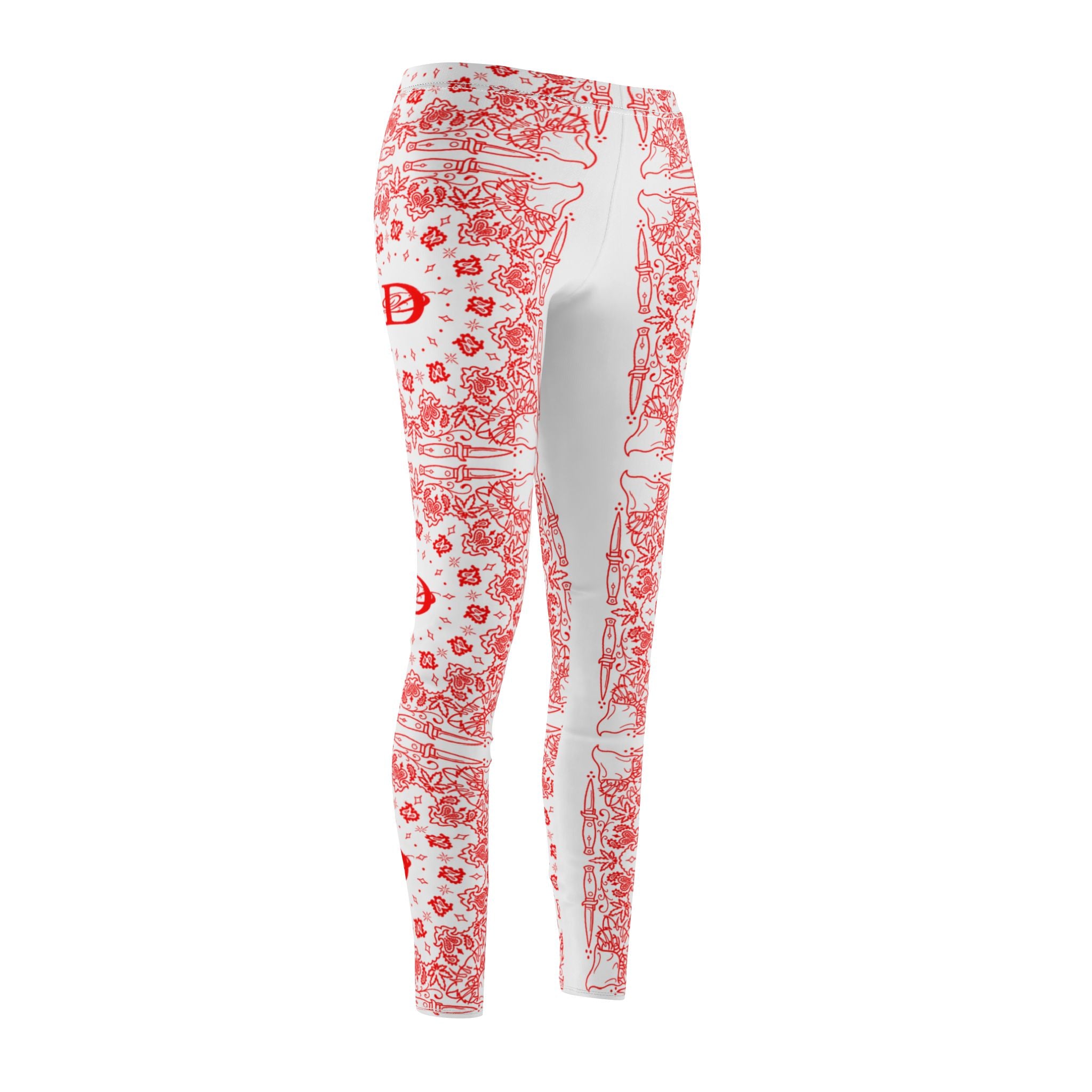 DD Custom Bandana Print Women's Casual Leggings AOP