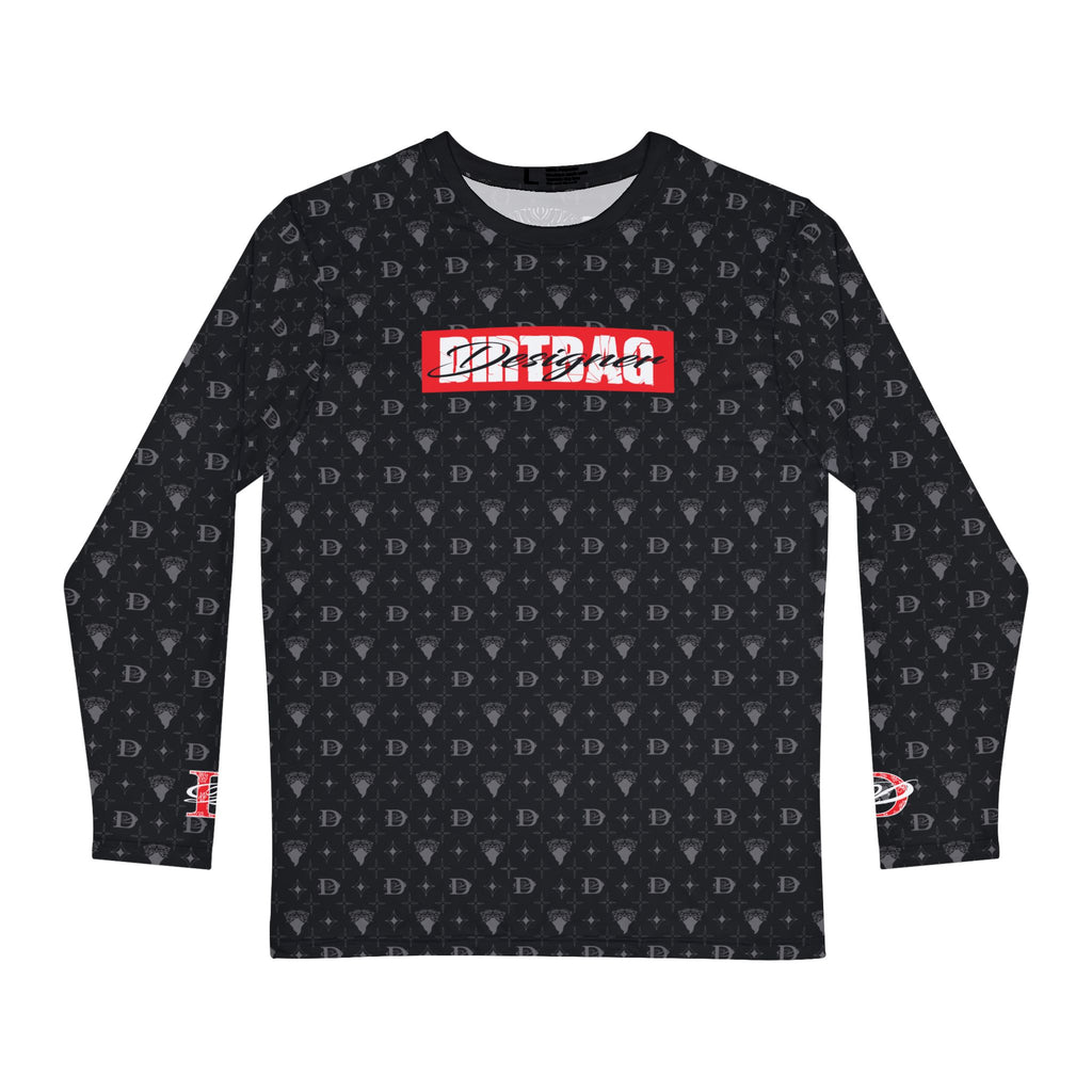Bandito Panther Custom Monogram Print w/ Box Logo Unisex Longsleeve T-Shirt AOP