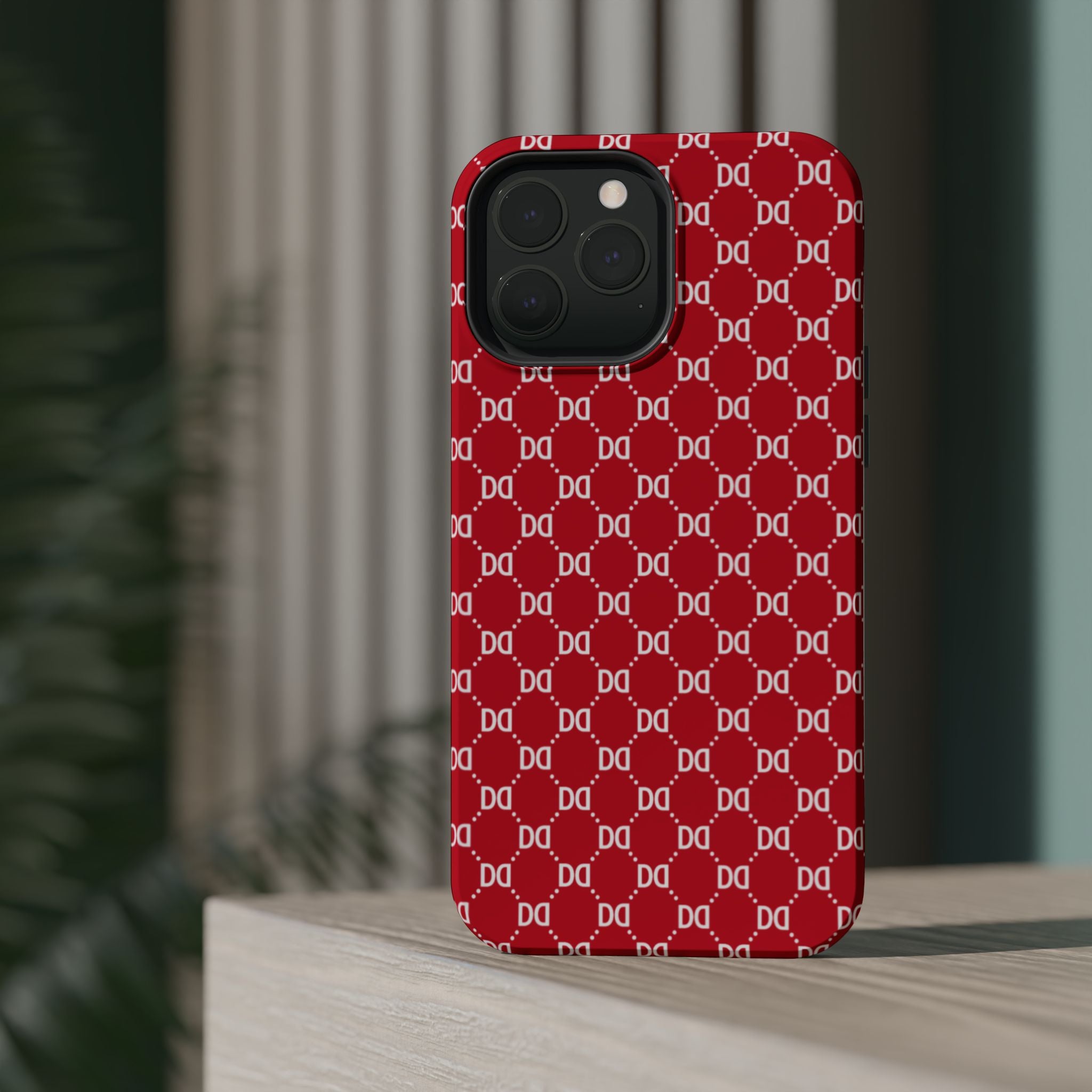 DD Monogram Pattern Magnetic Phone Case