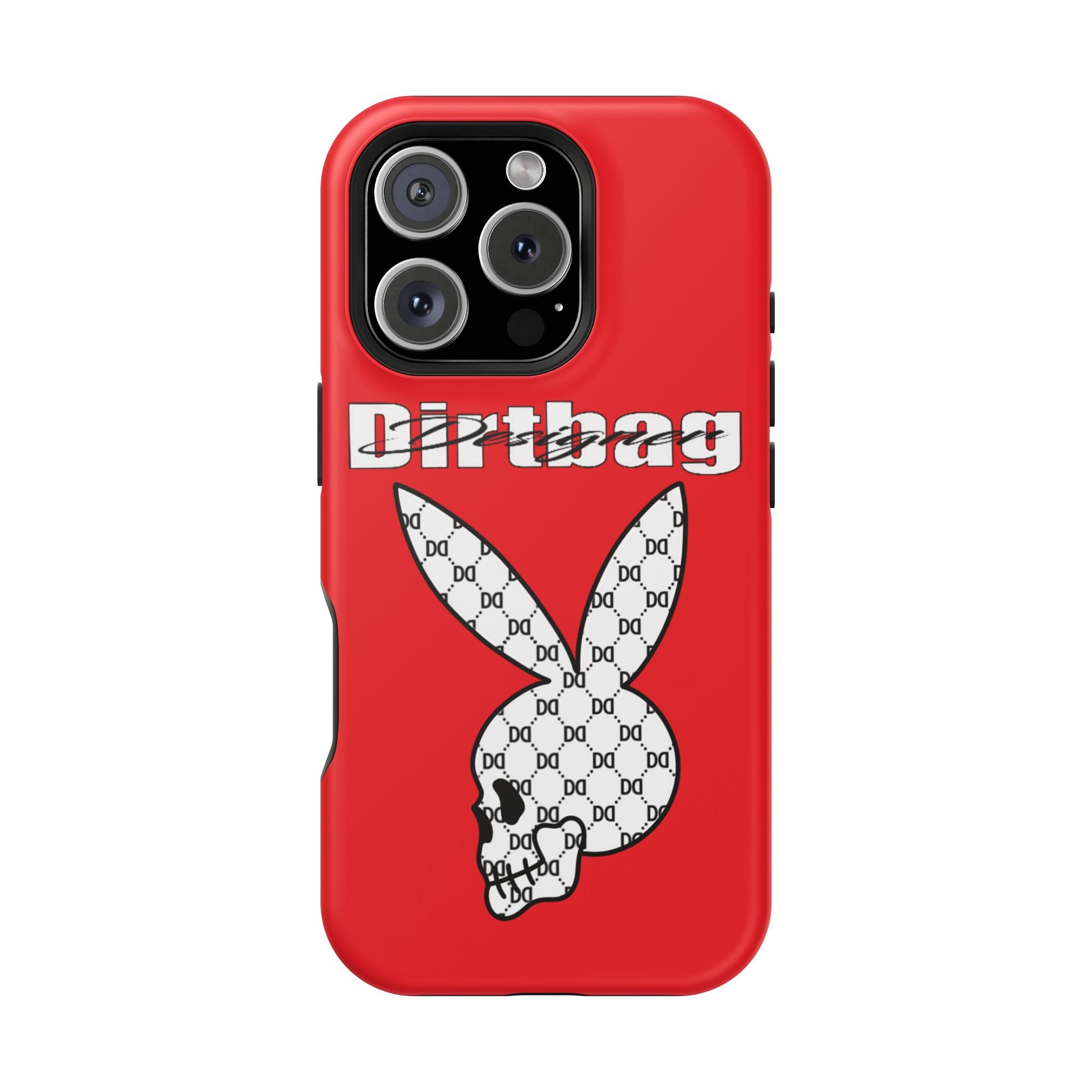 DD Monogram Bunny Skull Magnetic Phone Case