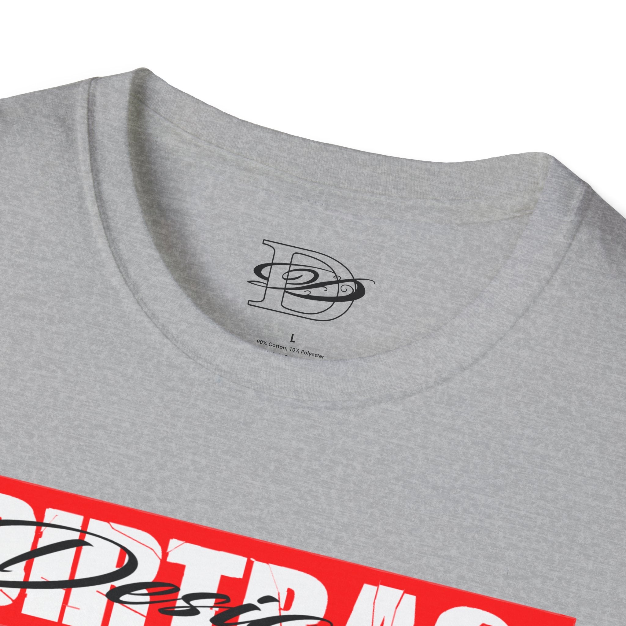 Broken Dirtbag Logo Graphic Unisex Softstyle T-Shirt, Casual Wear, Streetwear, Urban Fashion, Tattoo