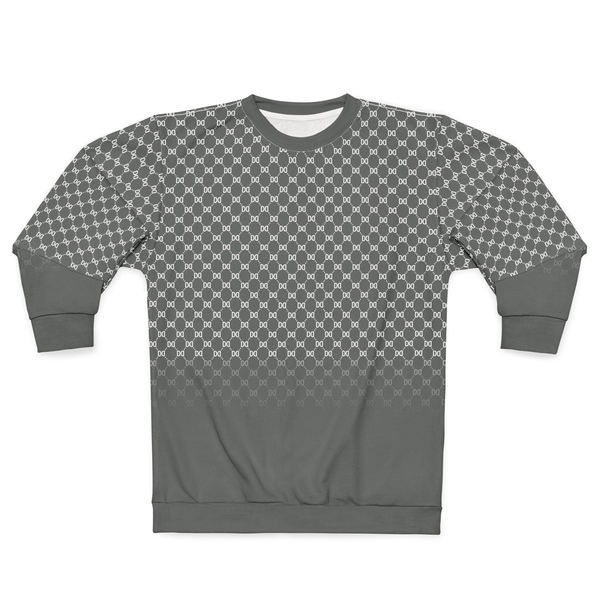 DD Fading Custom Monogram Pattern Unisex Sweatshirt AOP
