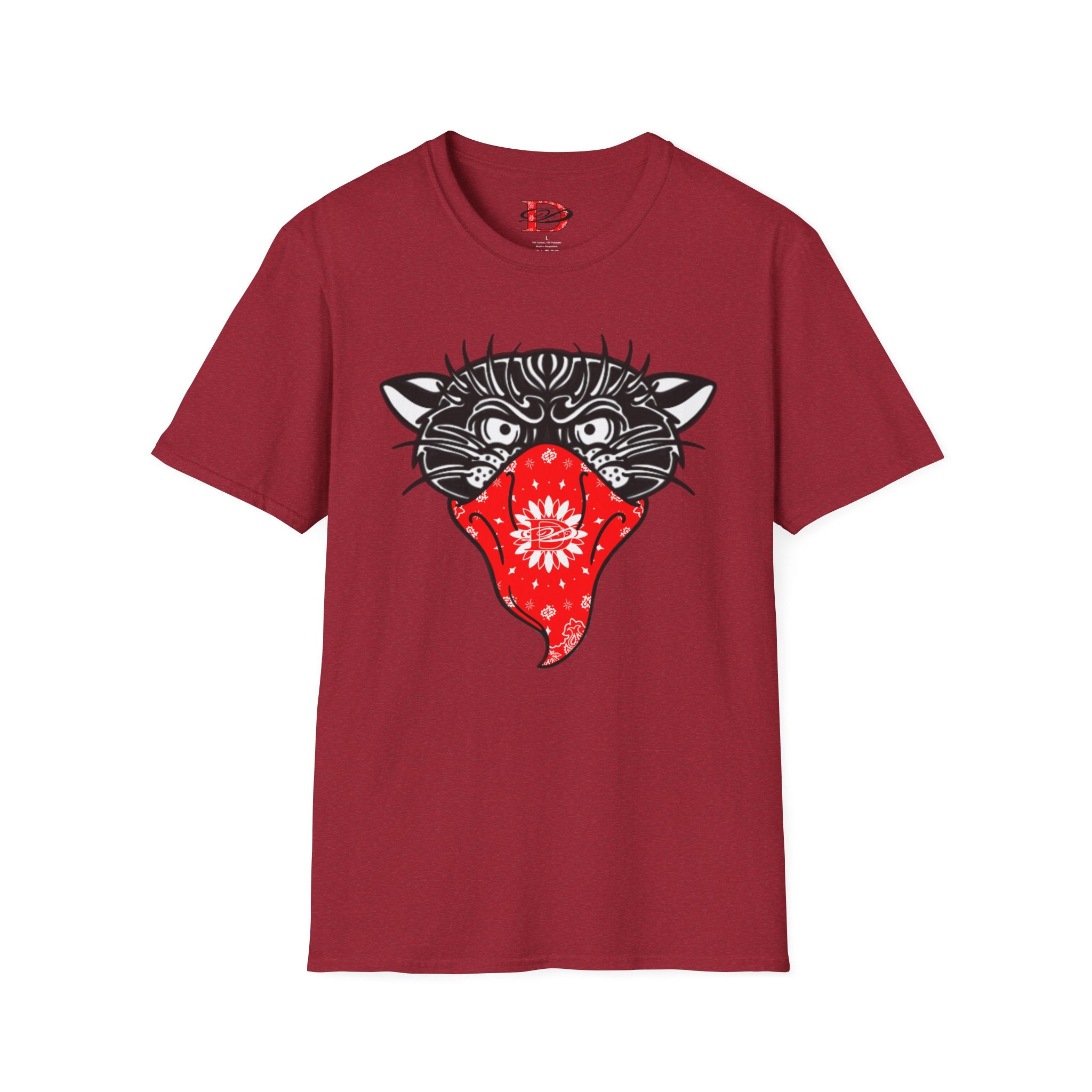DD Bandito Panther | Softstyle T-Shirt, Unisex, Streetwear, Urban Fashion, Tattoo, Designer
