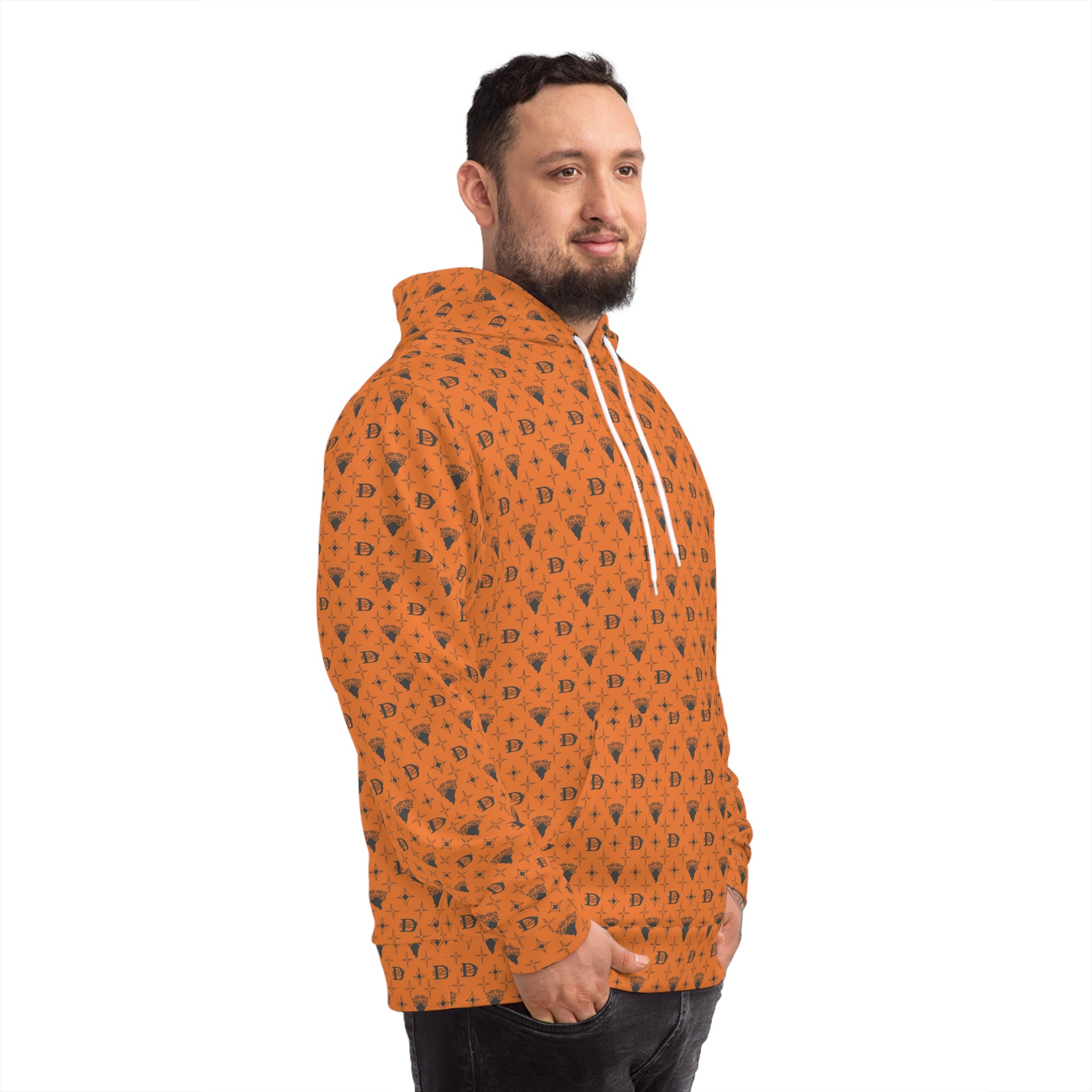DD Custom Bandito Panther Monogram Unisex Hoodie AOP