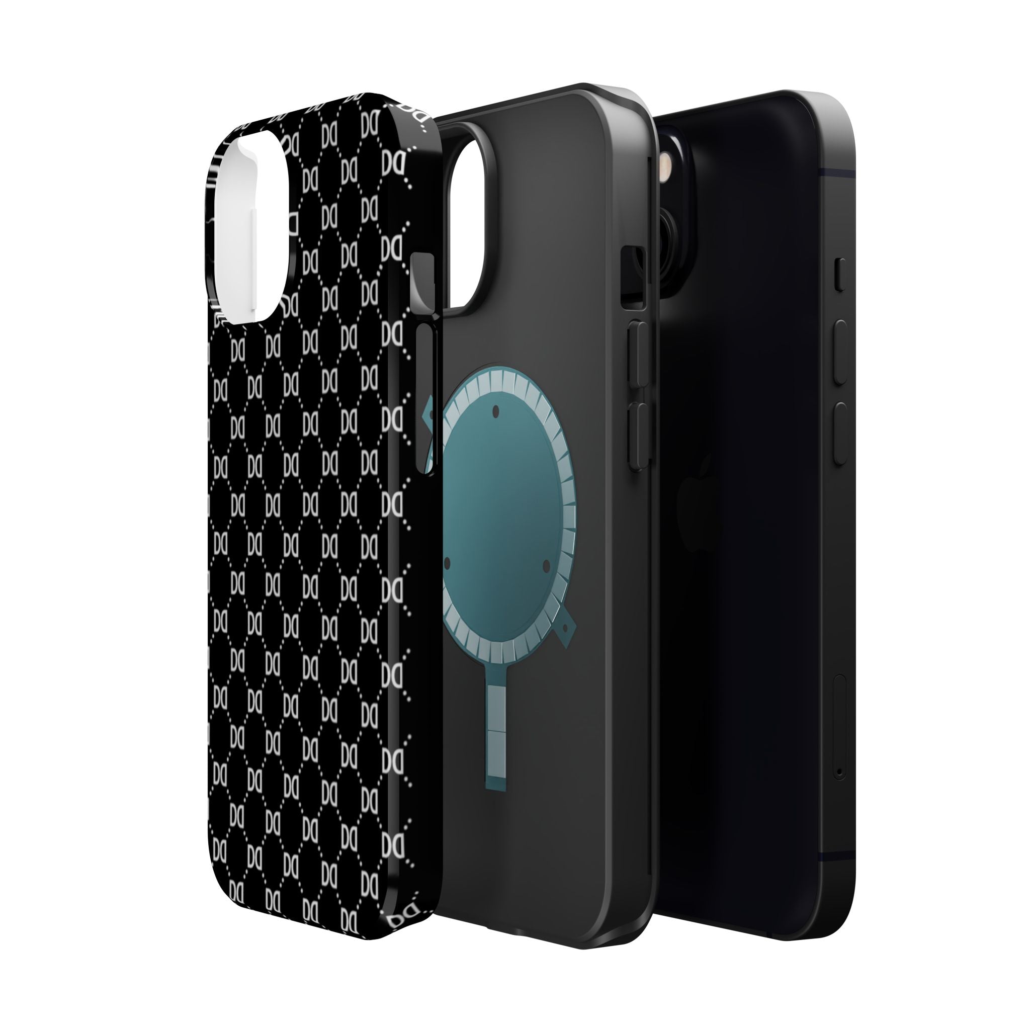 DD Monogram Pattern Magnetic Phone Case