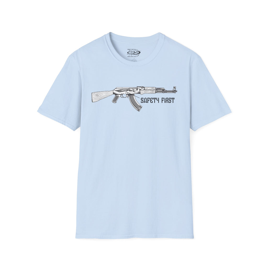"Safety First" AK-47 Unisex Softstyle T-Shirt