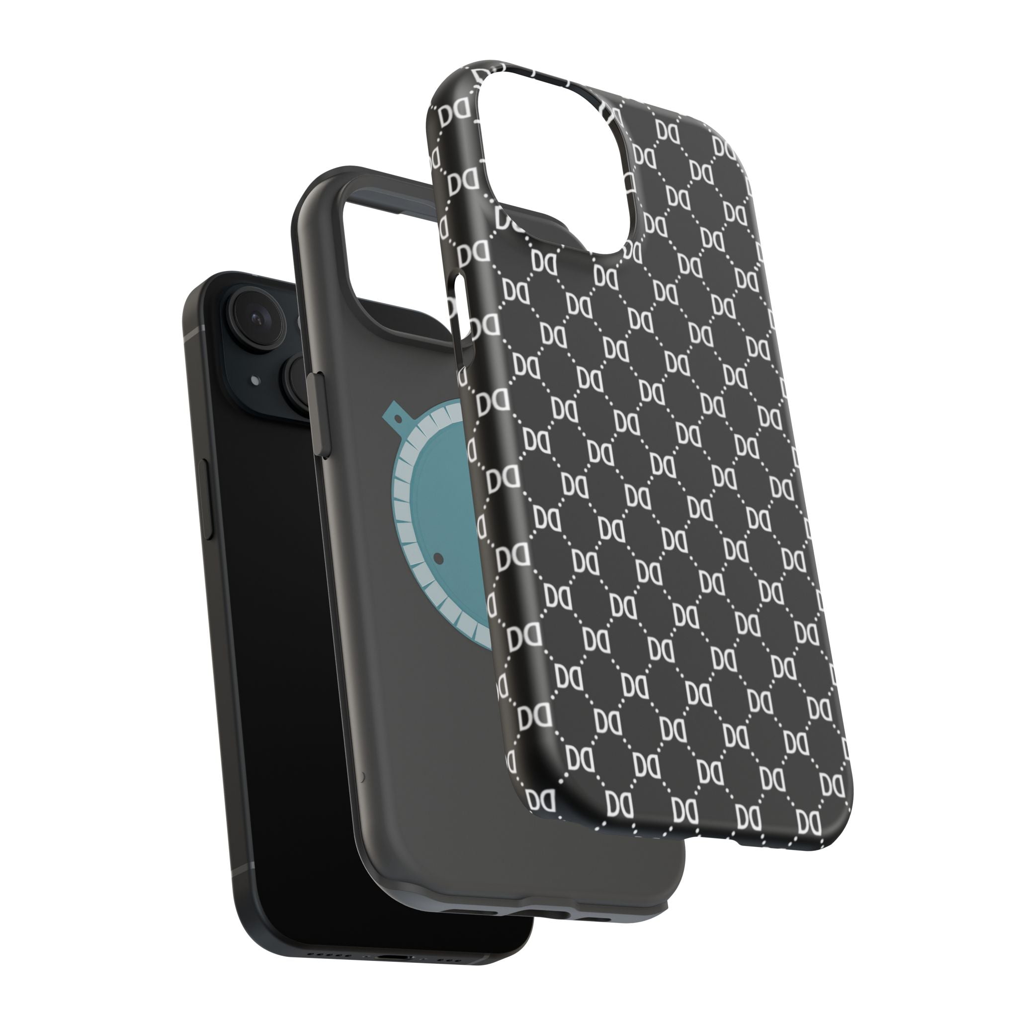 DD Monogram Pattern Magnetic Phone Case