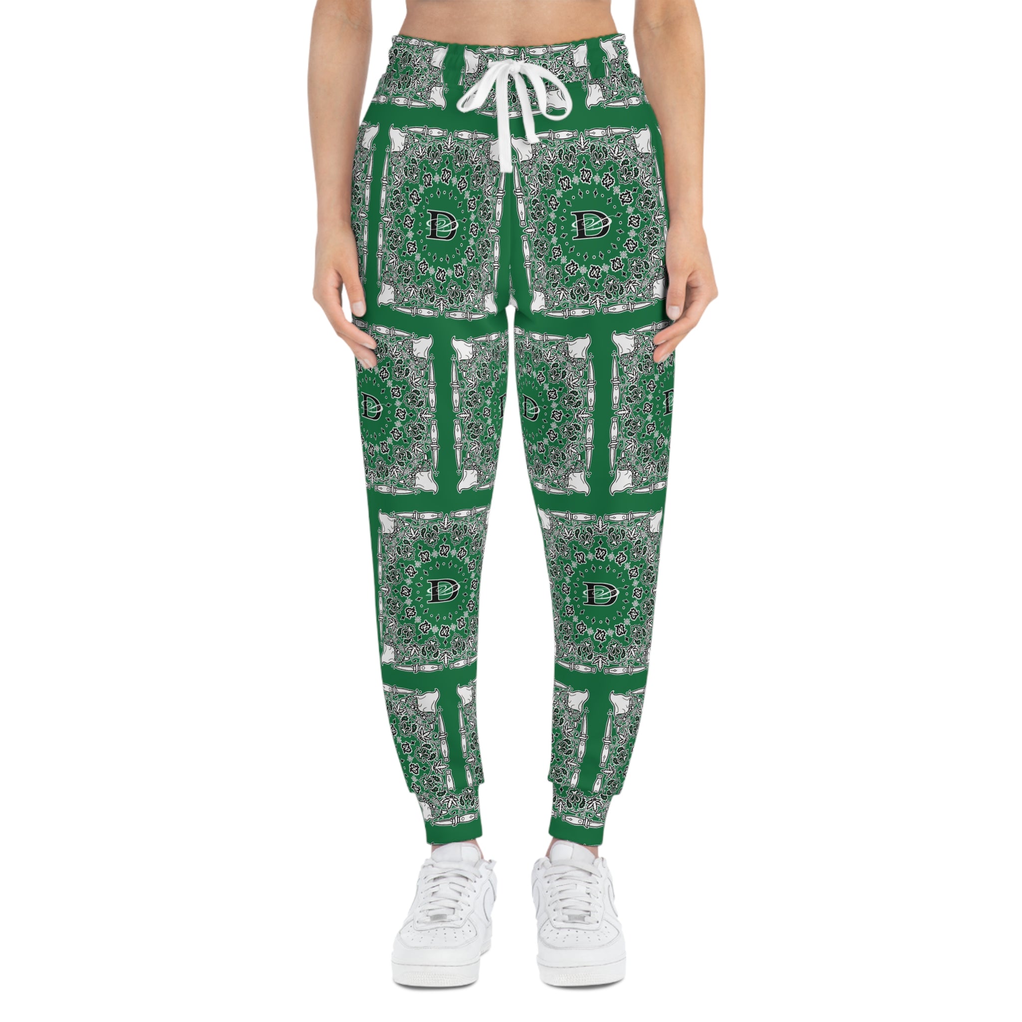DD Custom Bandana Print Joggers AOP