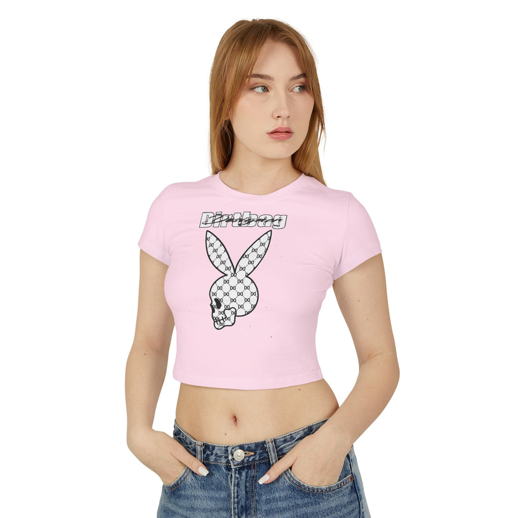 DD Monogram Bunny Skull Women's Baby Tee