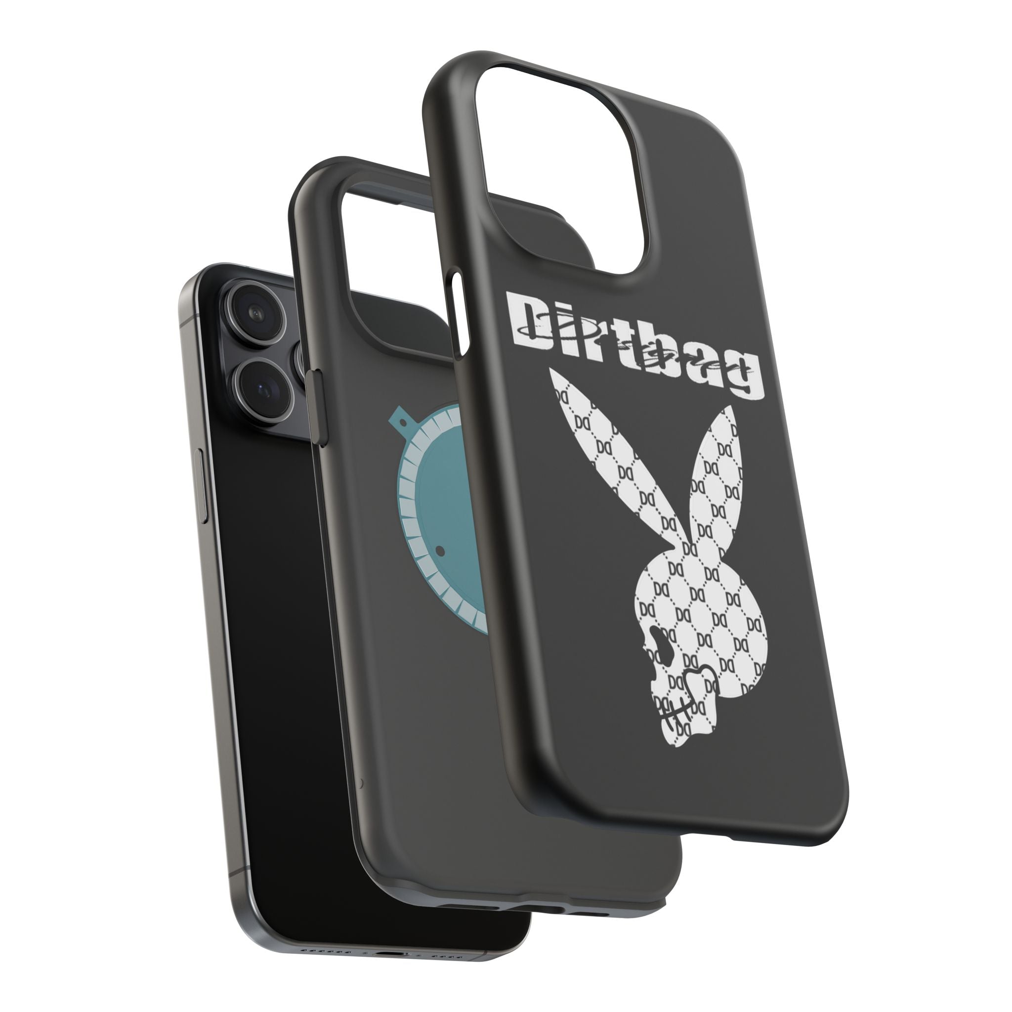 DD Monogram Bunny Skull Magnetic Phone Case