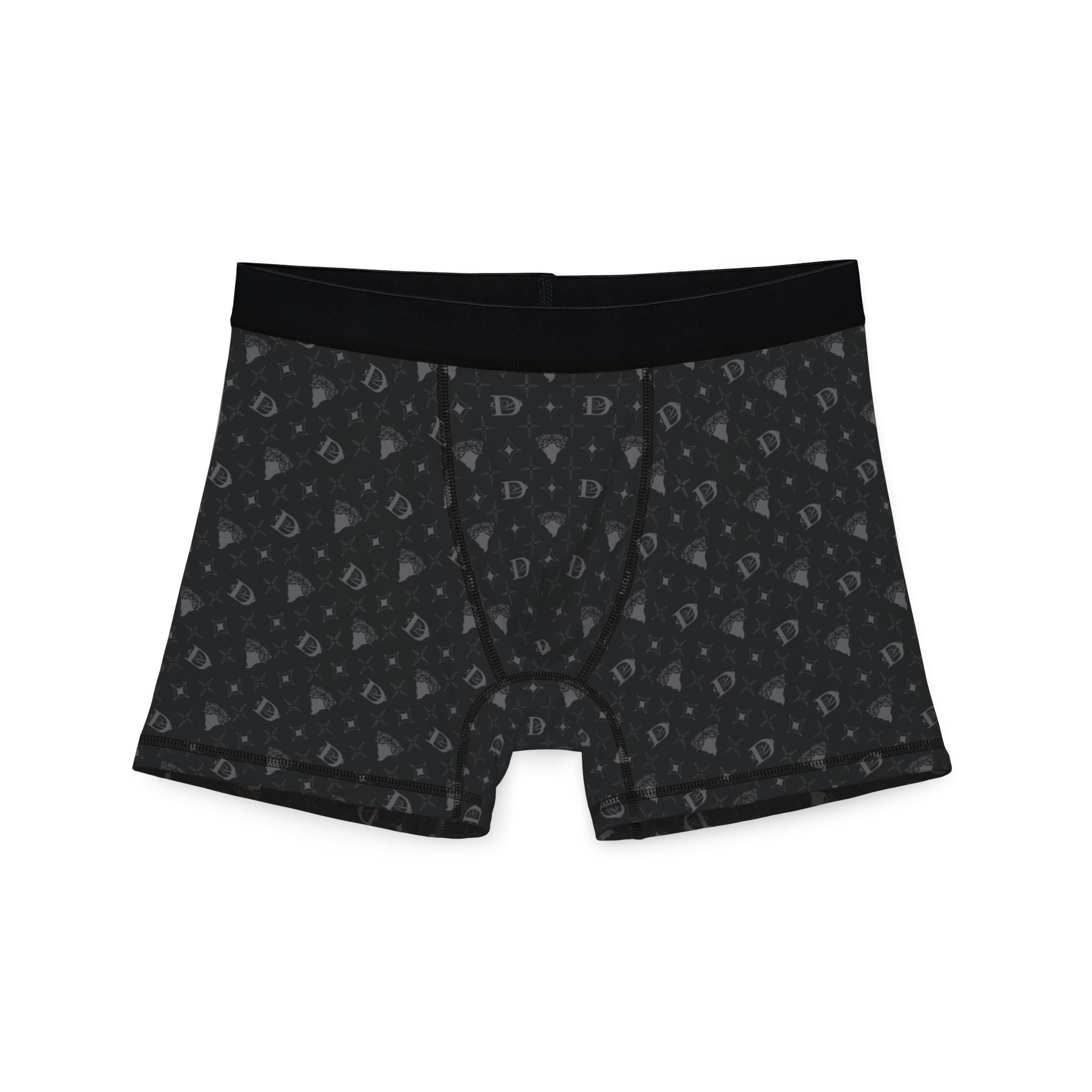 Bandito Panther Custom Monogram Print Men's Boxers AOP