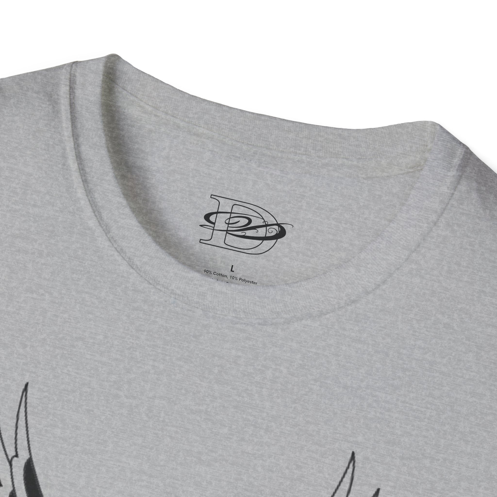 Skating Eagle Grinding on Colfax Unisex Softstyle T-Shirt