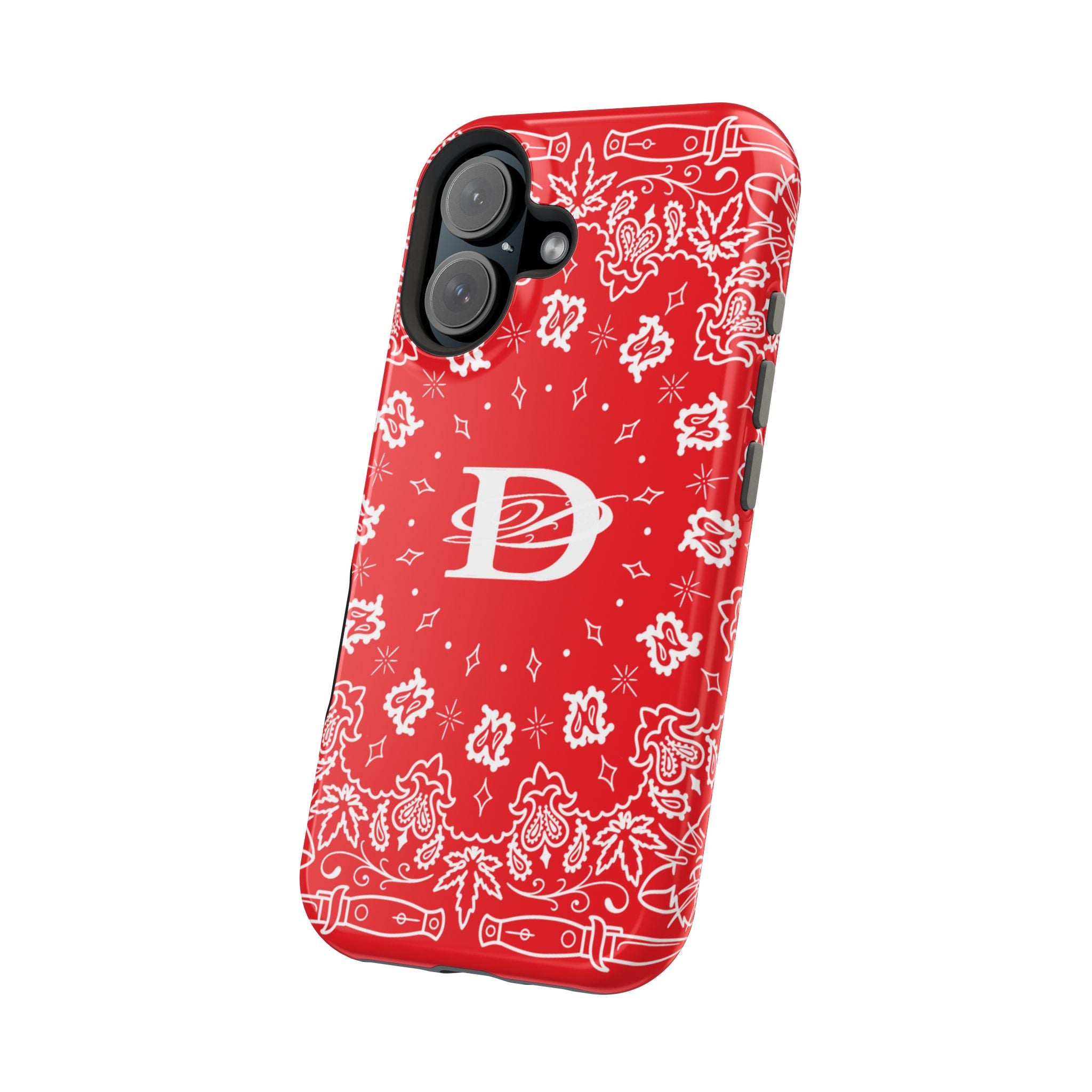 DD Custom Bandana Print Magnetic iPhone Case