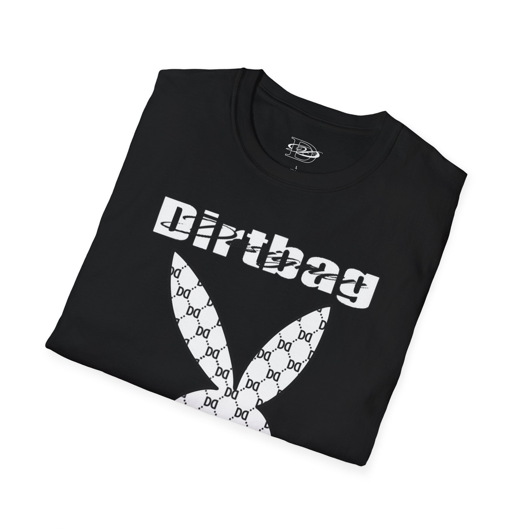 DD Monogram Bunny Skull Unisex Softstyle T-Shirt