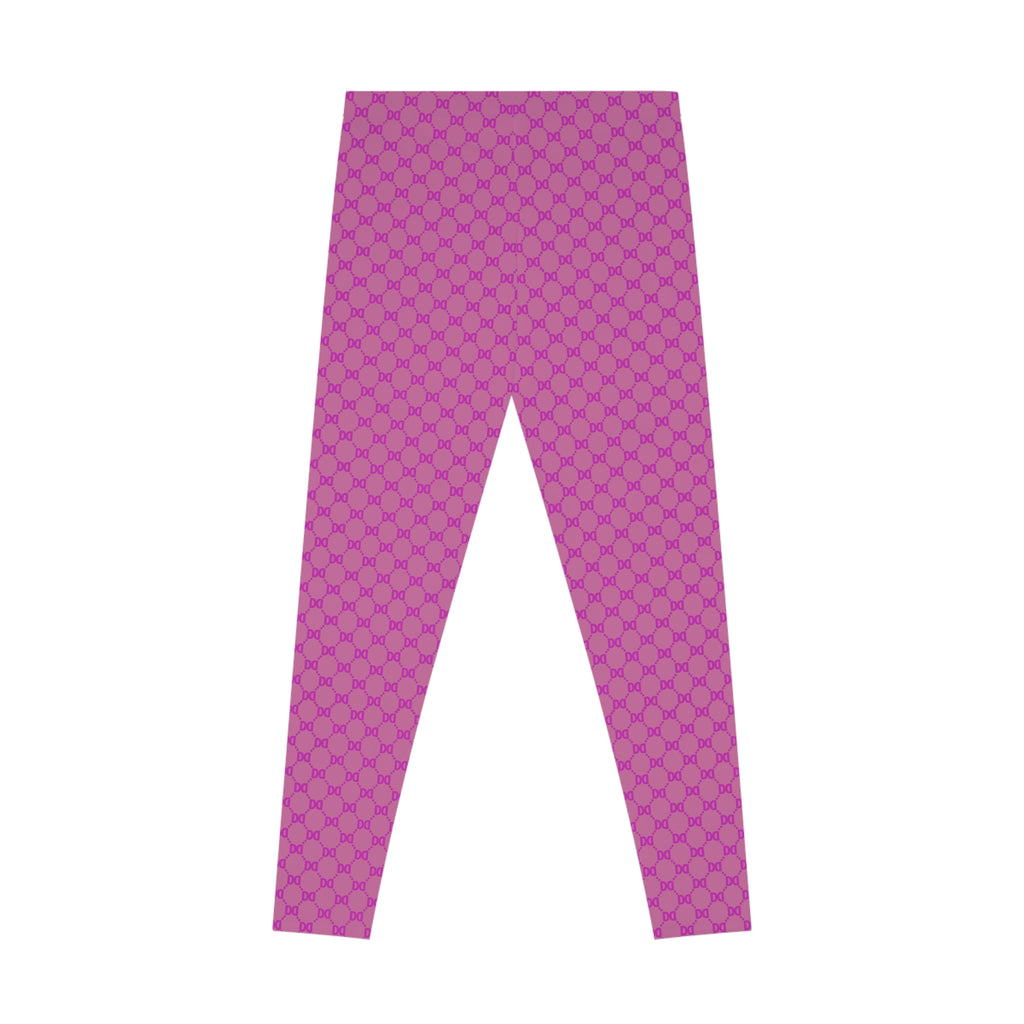 DD Monogram Print Women's Casual Leggings AOP