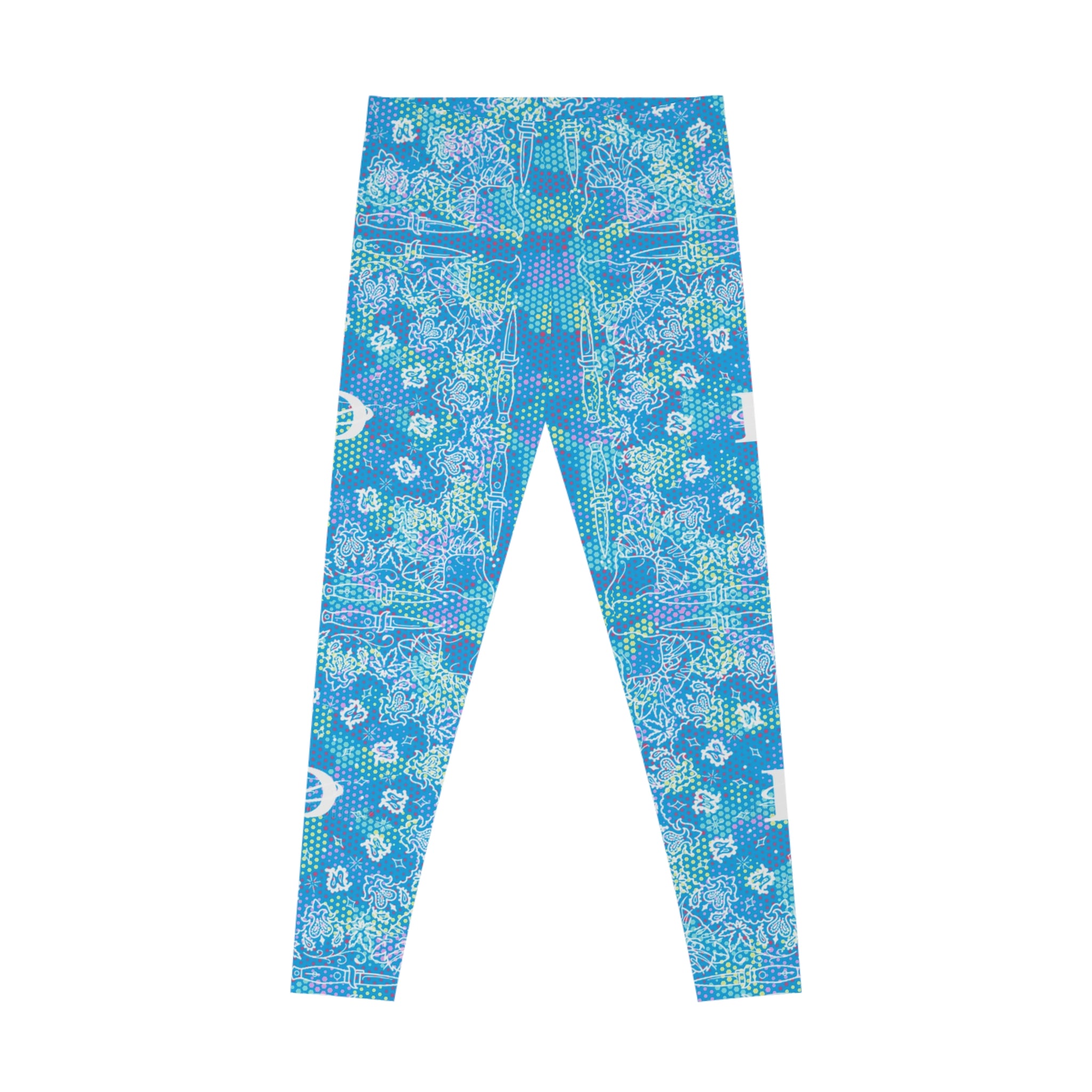 DD Custom Bandana Print W/ Light BlueDigital Camo Leggings AOP