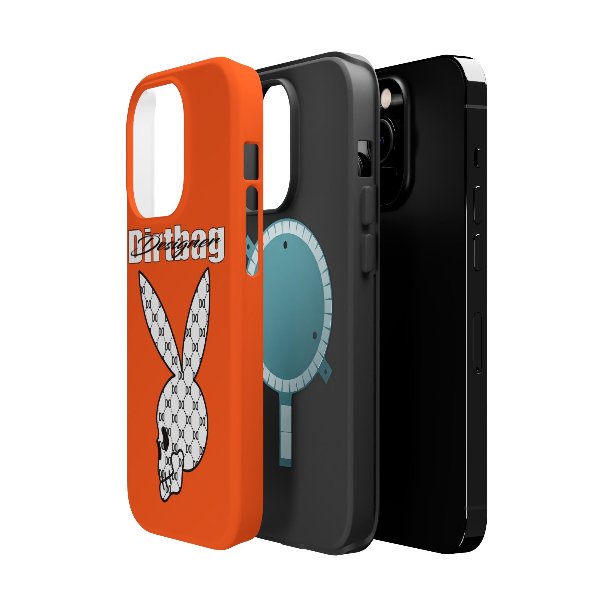 DD Monogram Bunny Skull Magnetic Phone Case