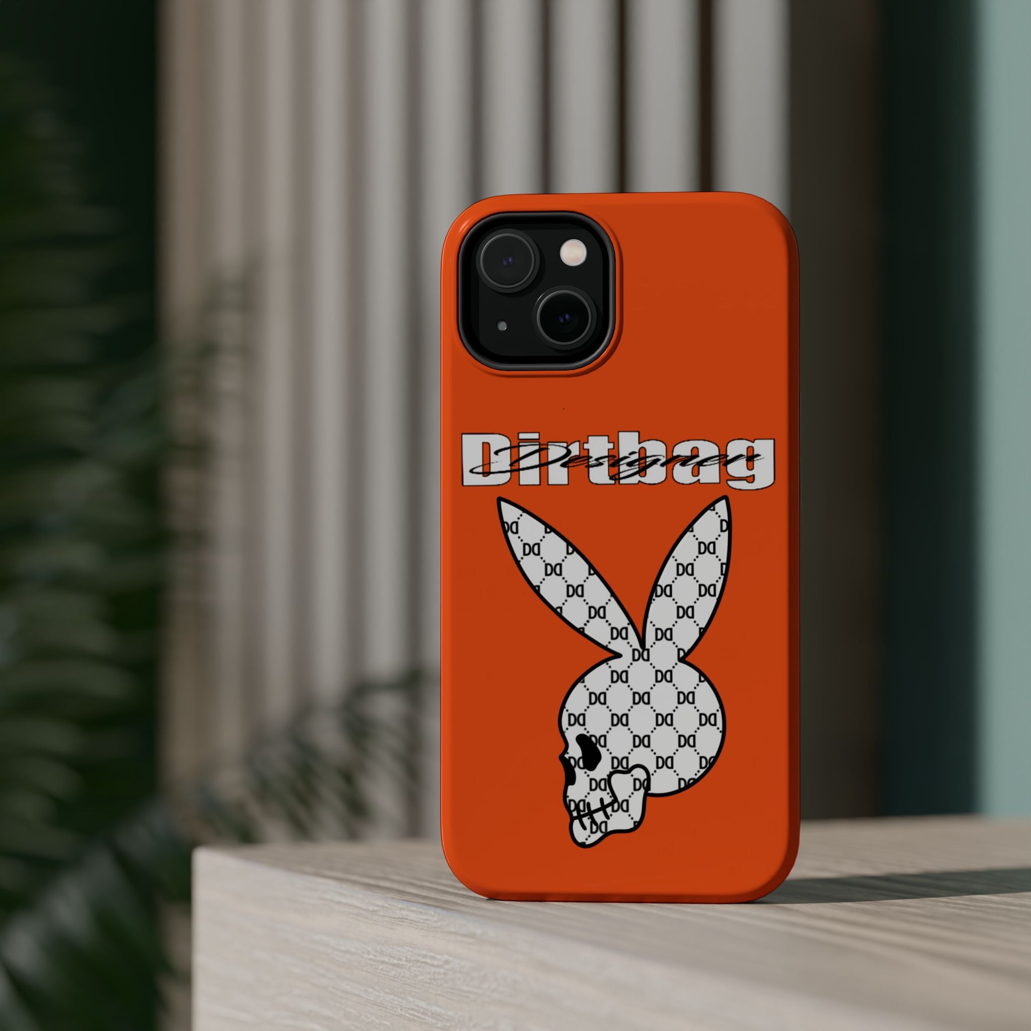 DD Monogram Bunny Skull Magnetic Phone Case