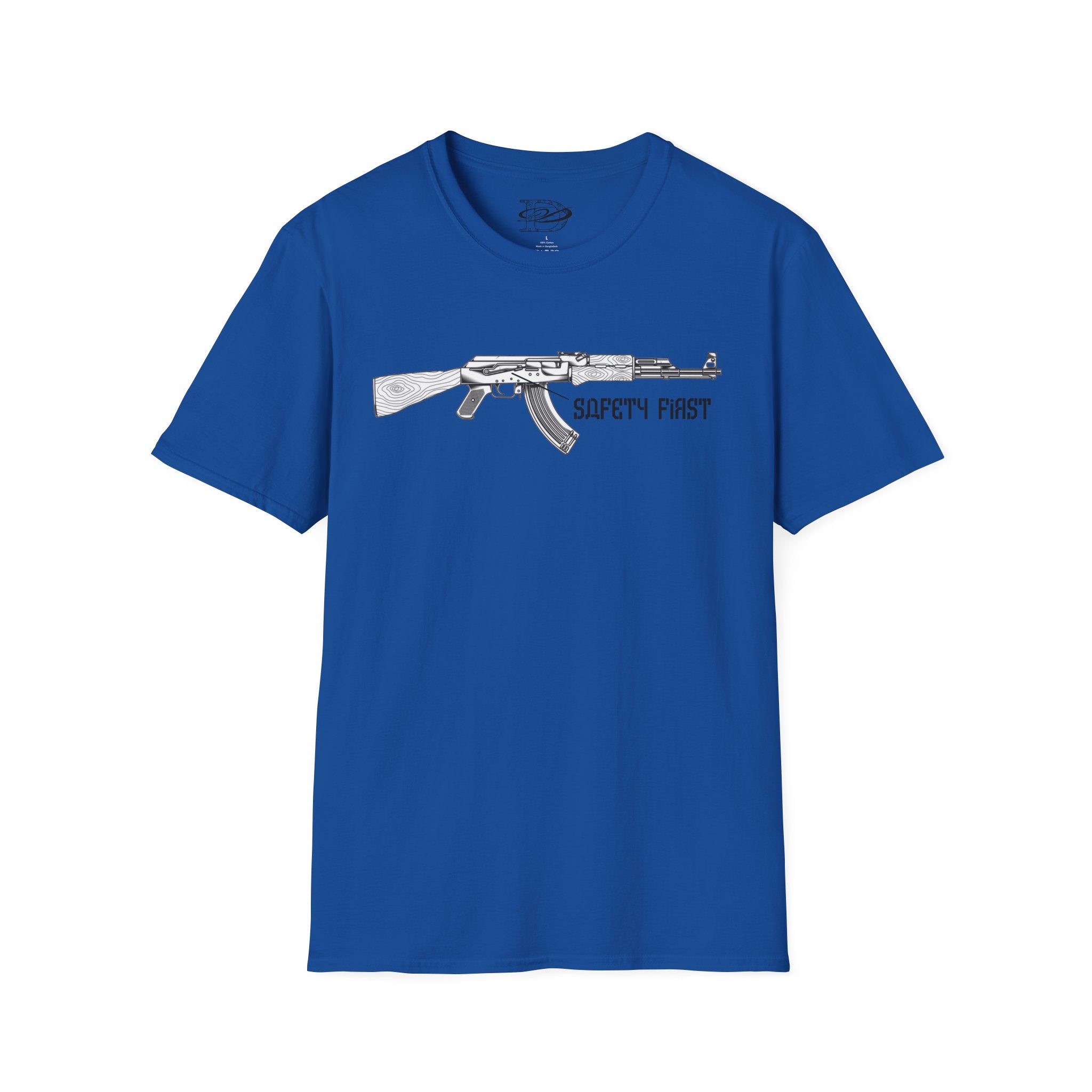 "Safety First" AK-47 Unisex Softstyle T-Shirt