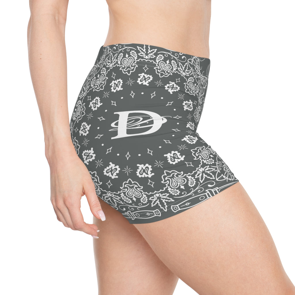 DD Custom Bandana Print Women's Shorts AOP