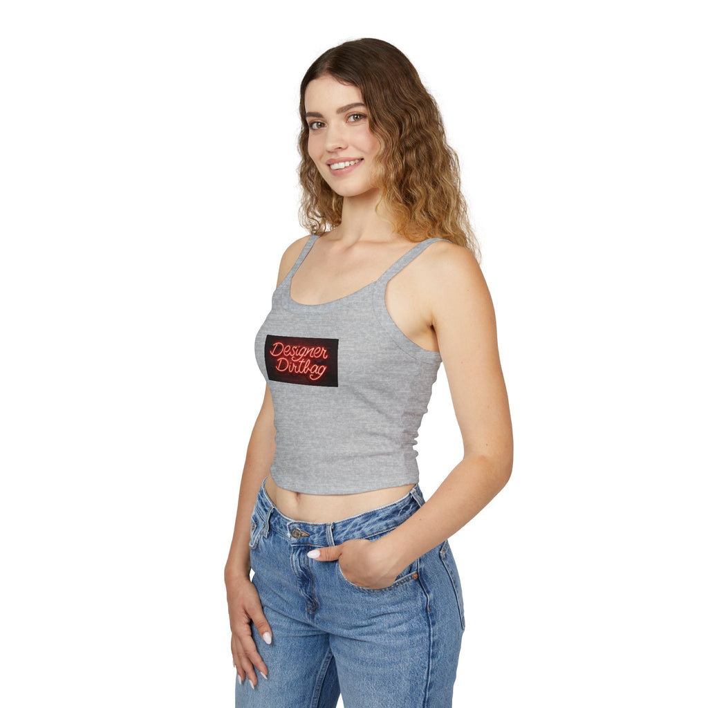 Neon Sign Graphic Spaghetti Strap Woman's Tank Top